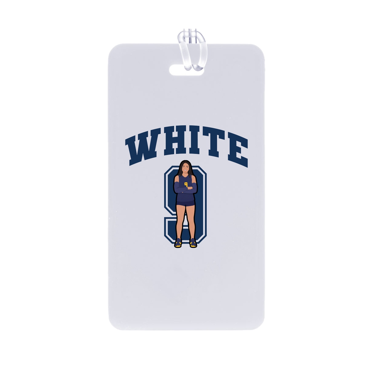 Bag Tag — Number in Classic