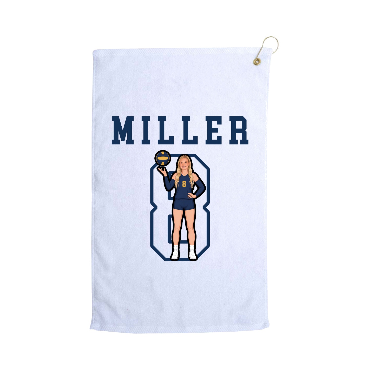 Golf Towel — Shirsey in White