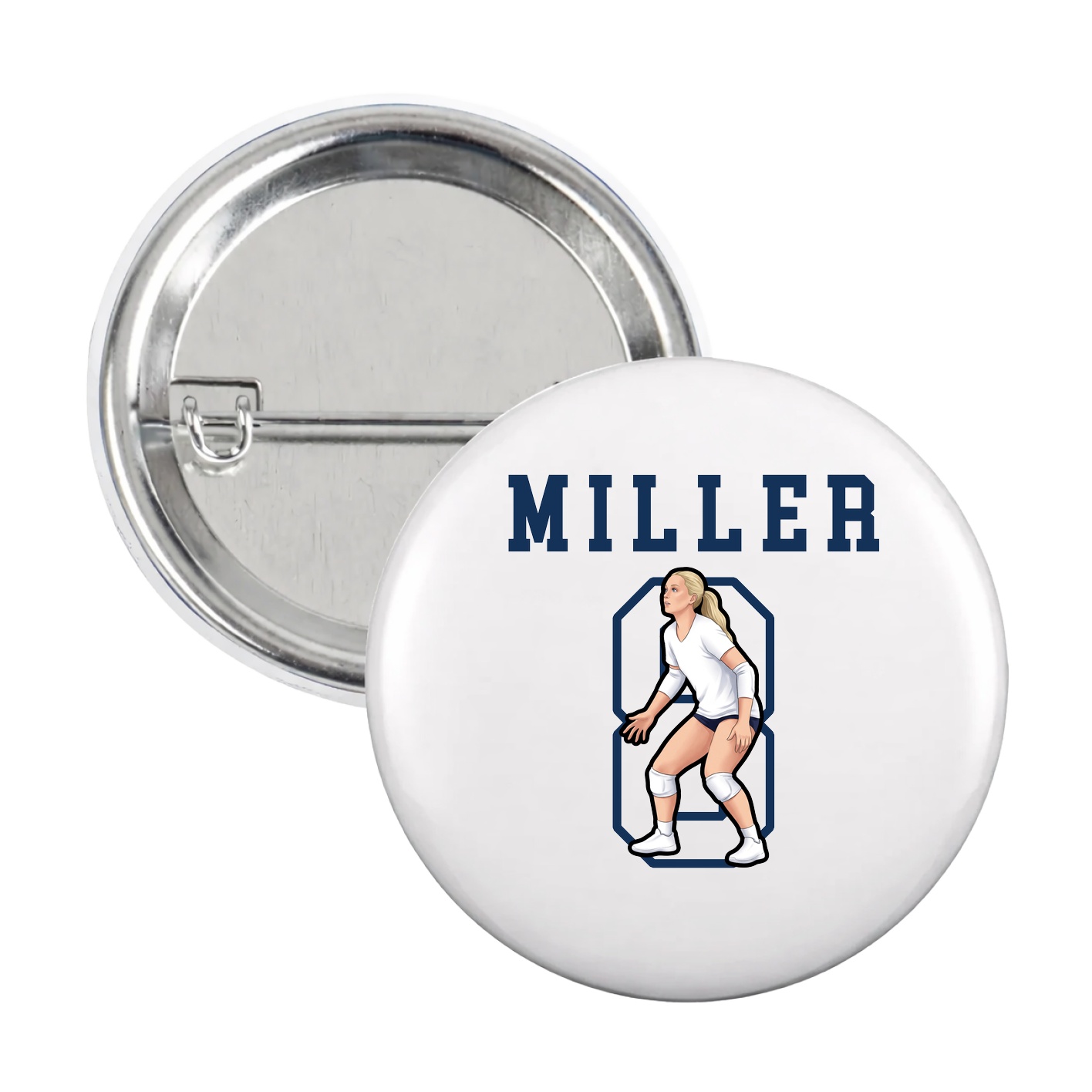 Game Day Button — Shirsey in White