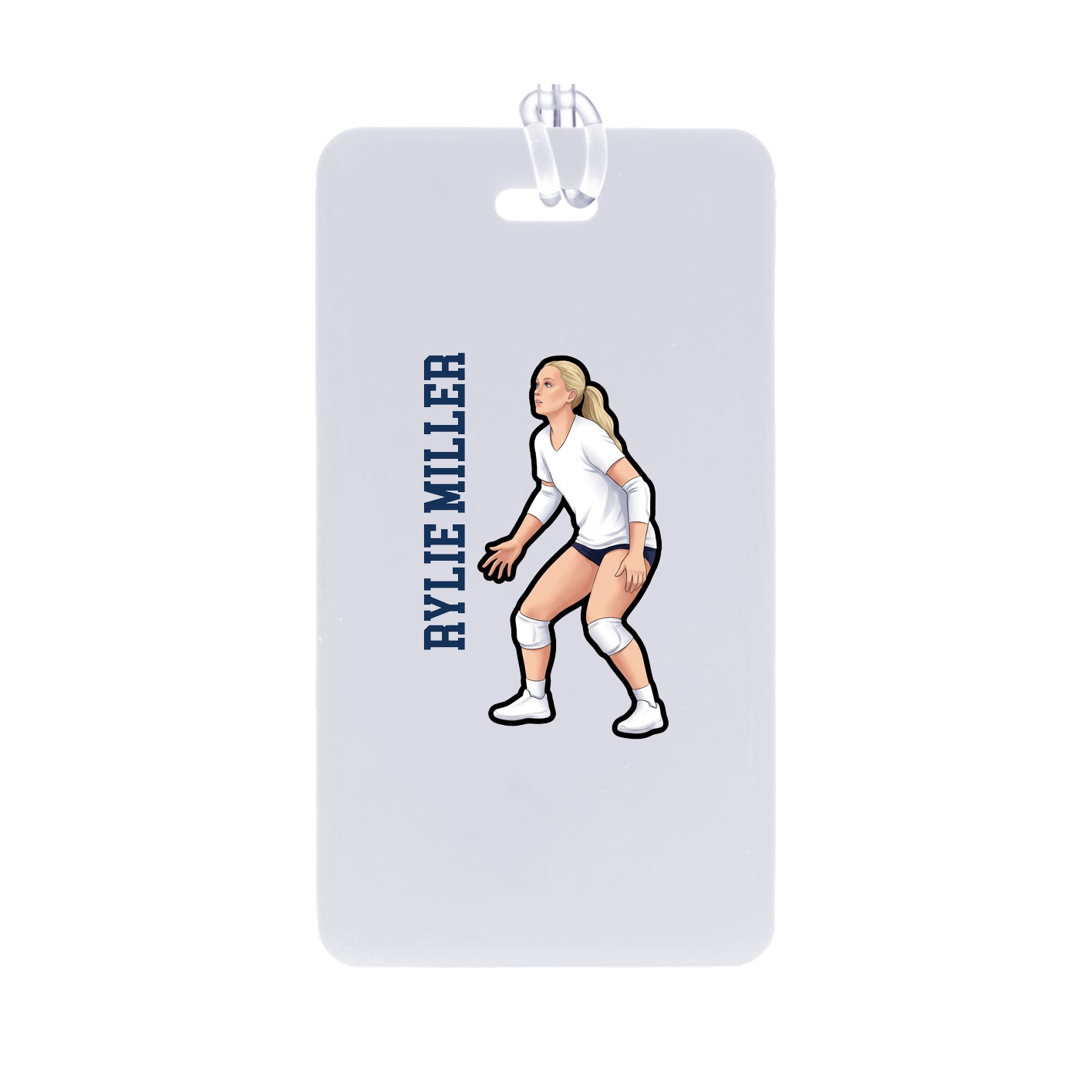 Bag Tag — Name Vertical in Classic