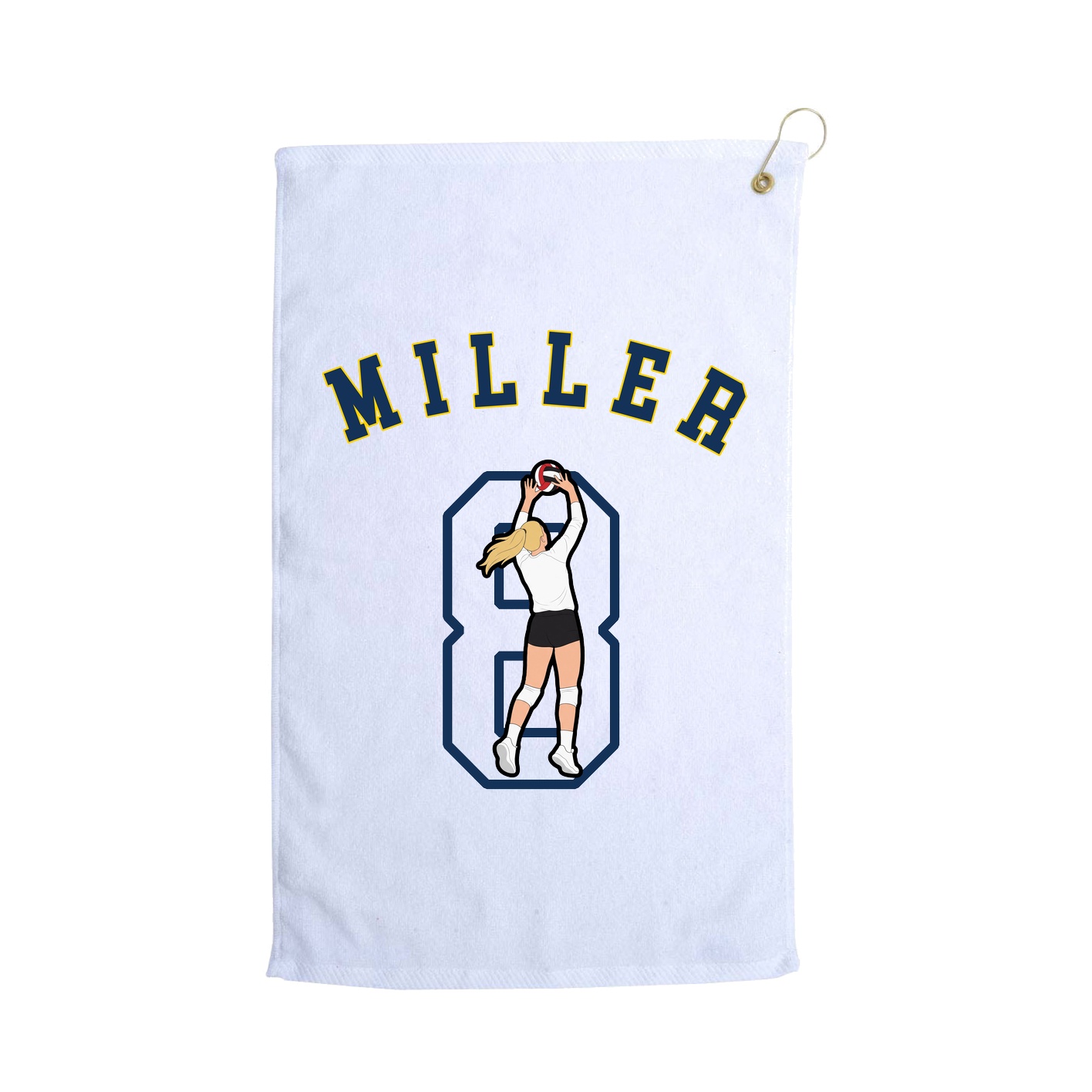Golf Towel — Shirsey Arch in White