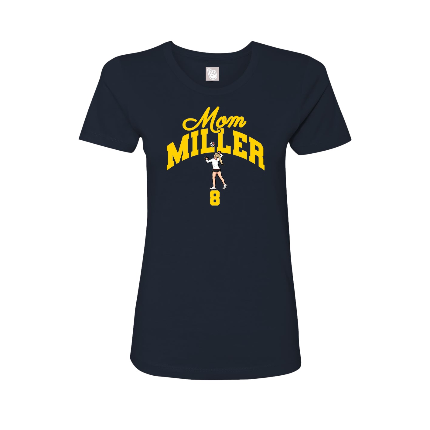Womens Tee — Mothers Day Arch in Navy