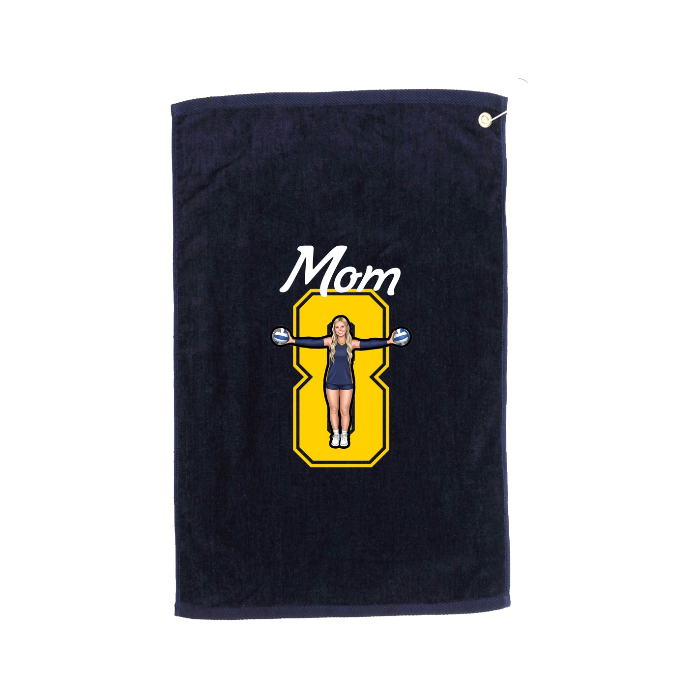 Golf Towel — Mothers Day Shirsey in Navy