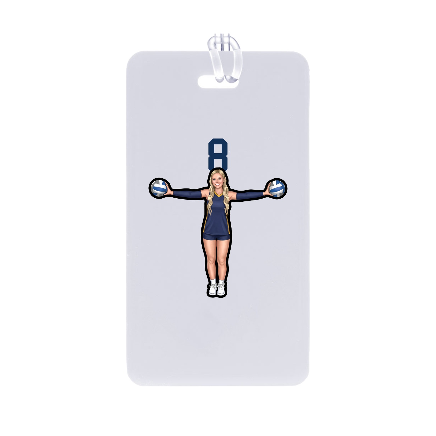 Bag Tag — Number Top in Classic