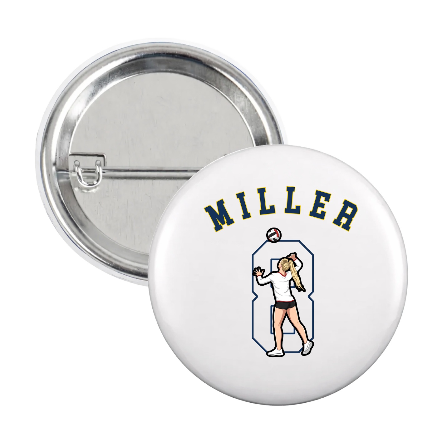 Game Day Button — Shirsey Arch in White