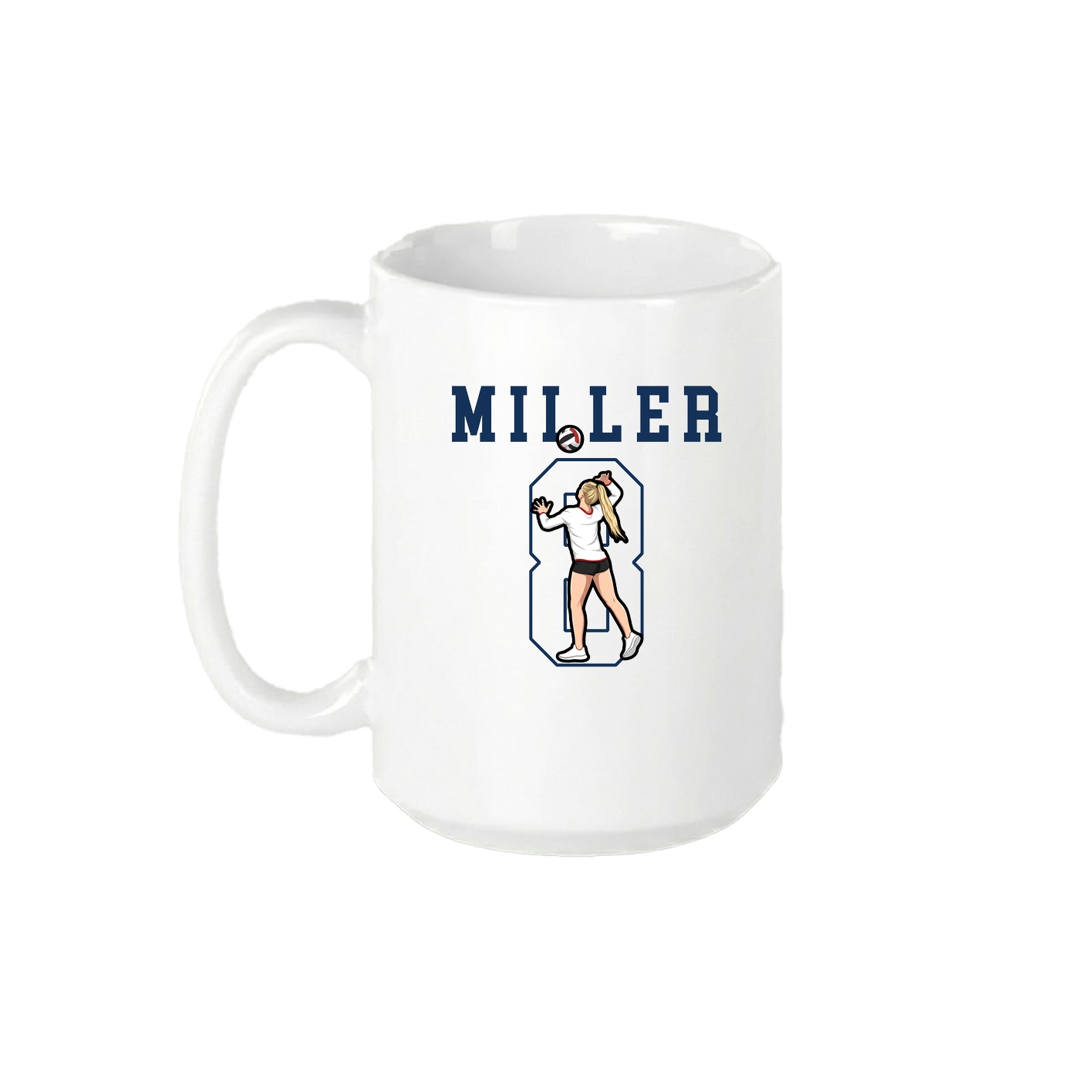 15oz Coffee Mug — Shirsey in White
