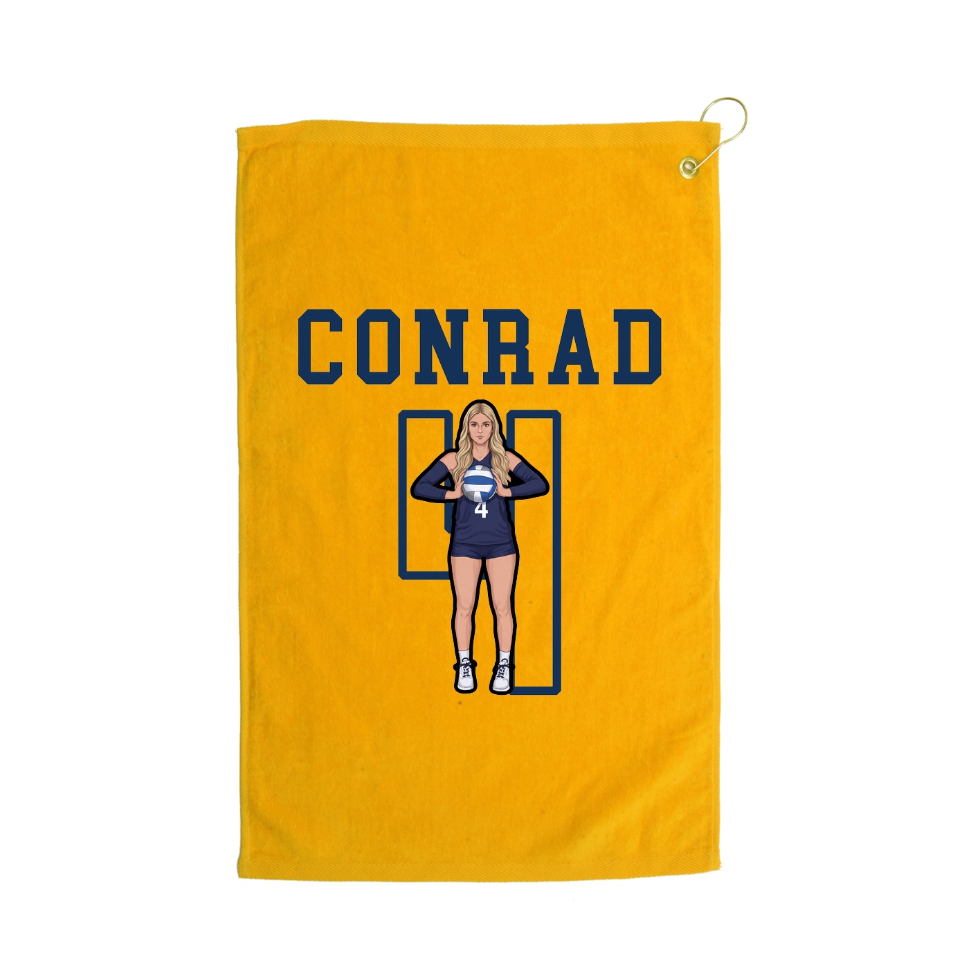 Golf Towel — Shirsey in Gold