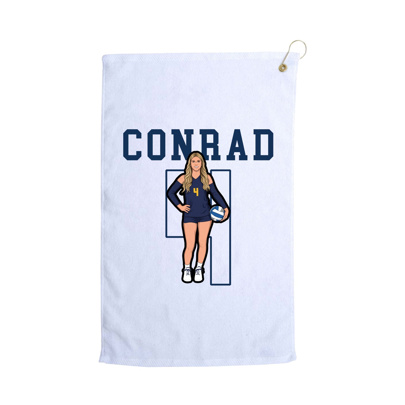Golf Towel — Shirsey in White