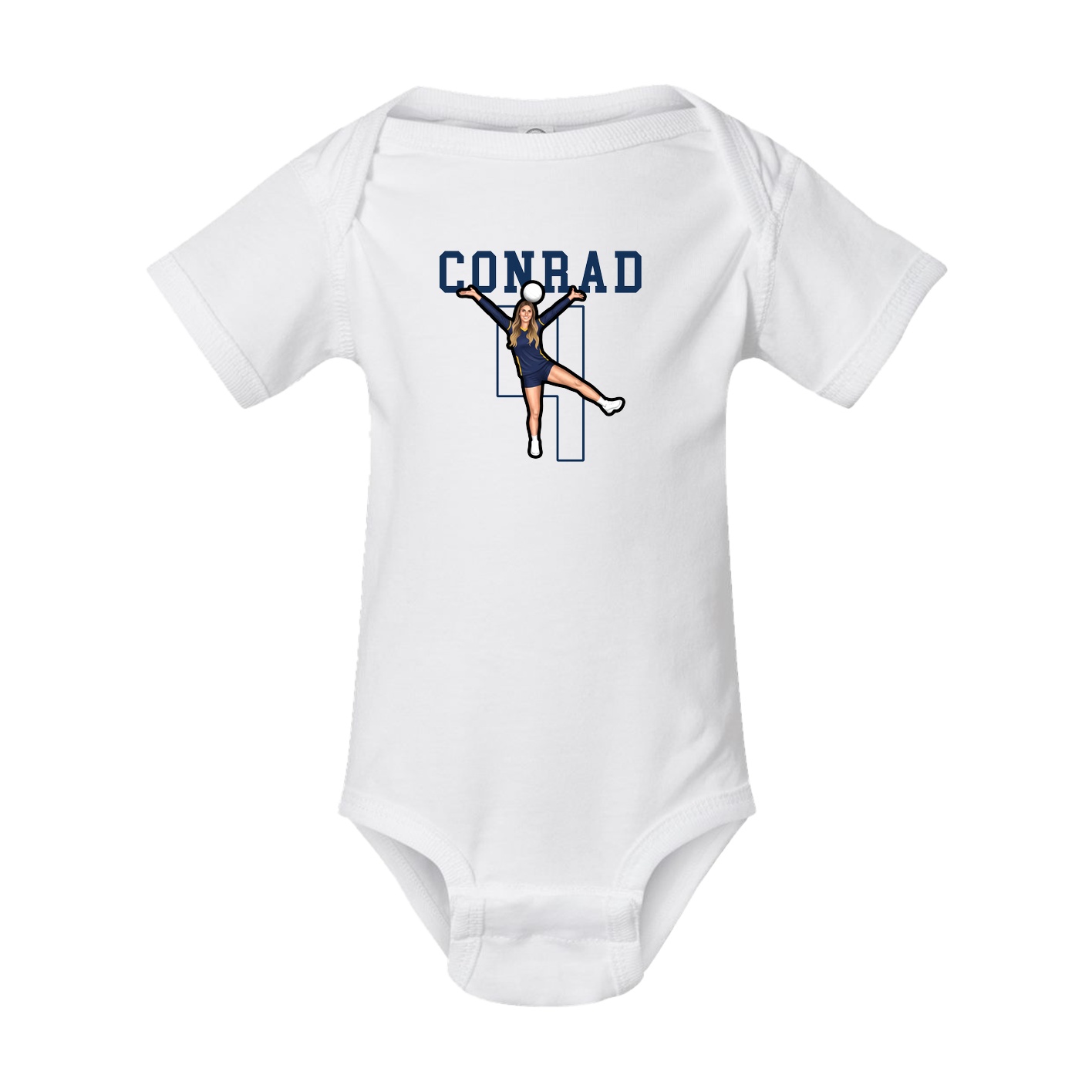 Baby Onesie — Shirsey in White