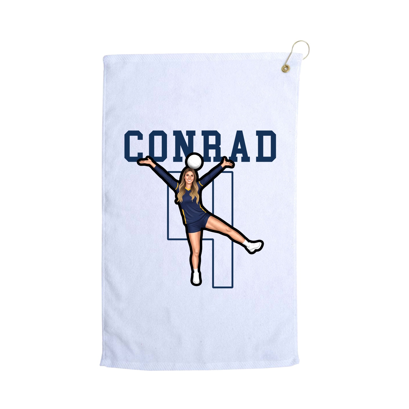 Golf Towel — Shirsey in White