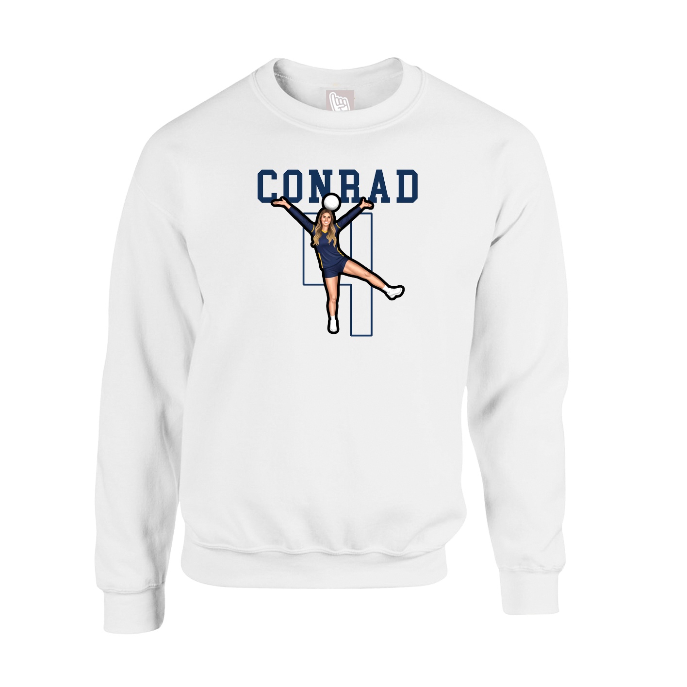 Fleece Crew — Shirsey in White