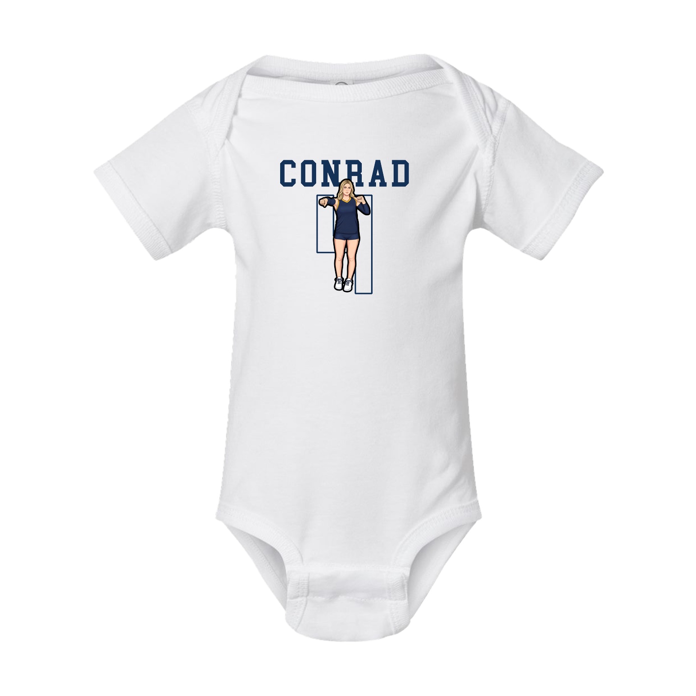 Baby Onesie — Shirsey in White