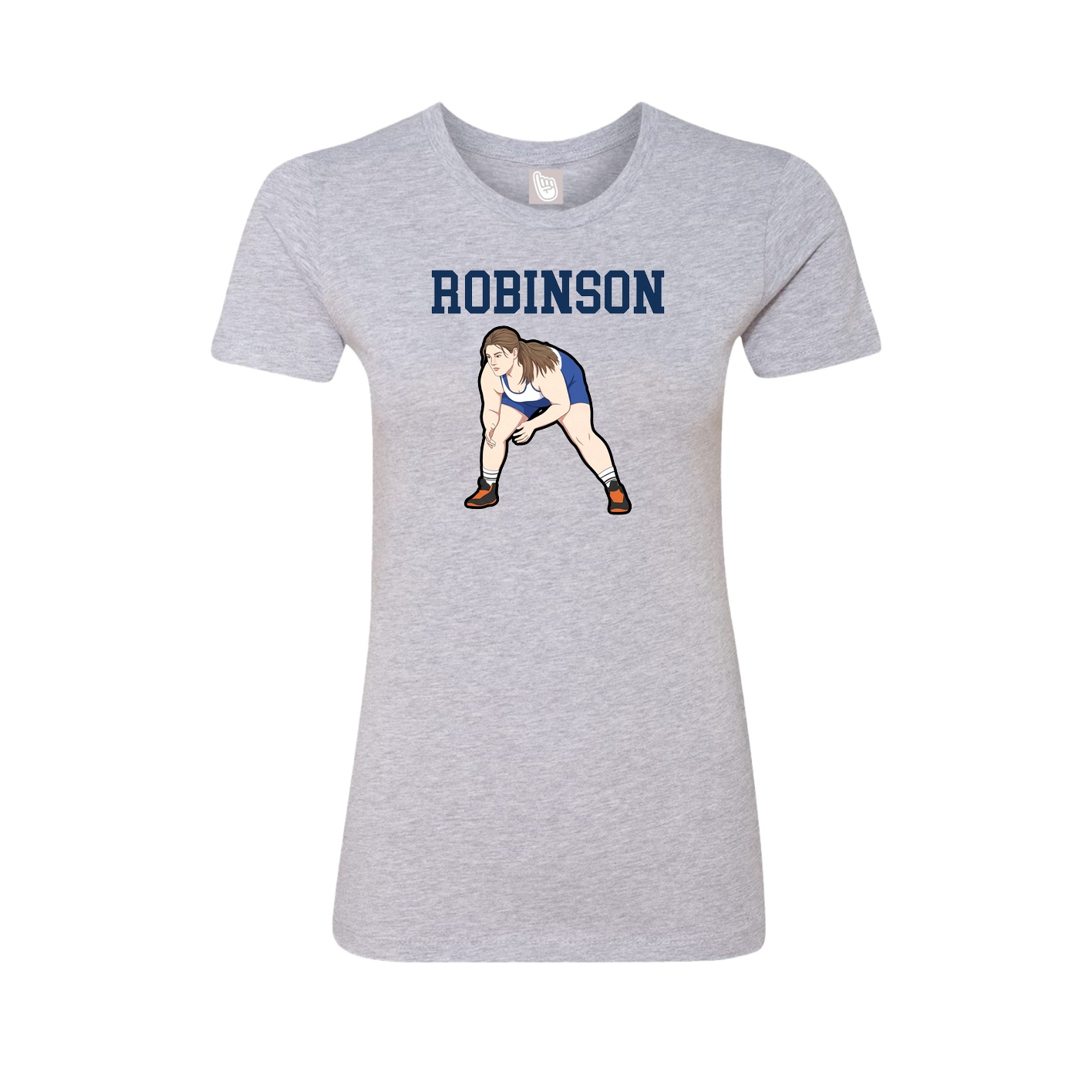 Fitted Women's Tee — Shirsey in Grey