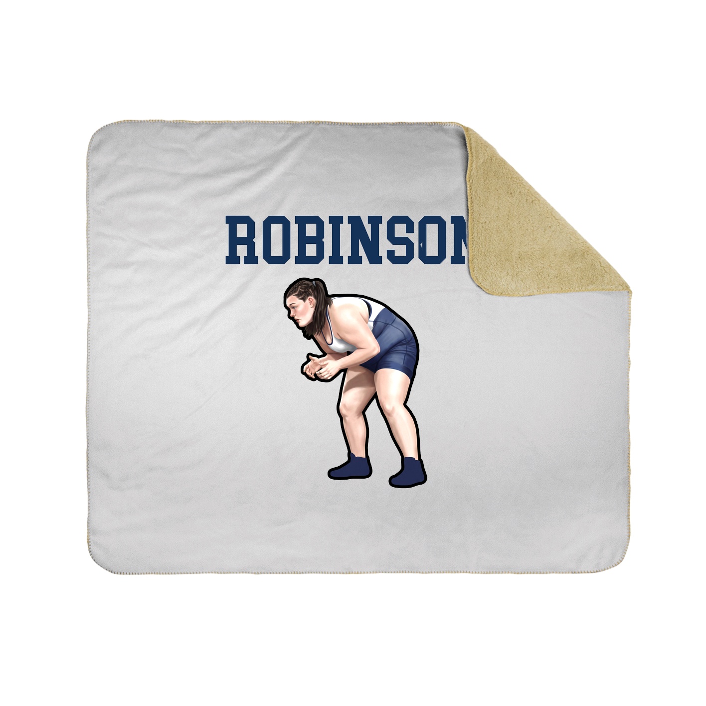 Throw Blanket — Shirsey in White