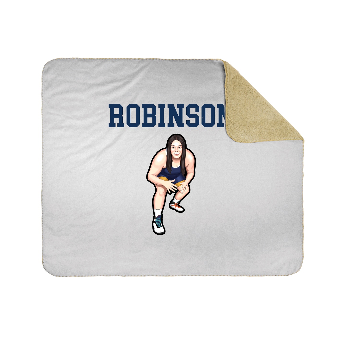 Throw Blanket — Shirsey in White