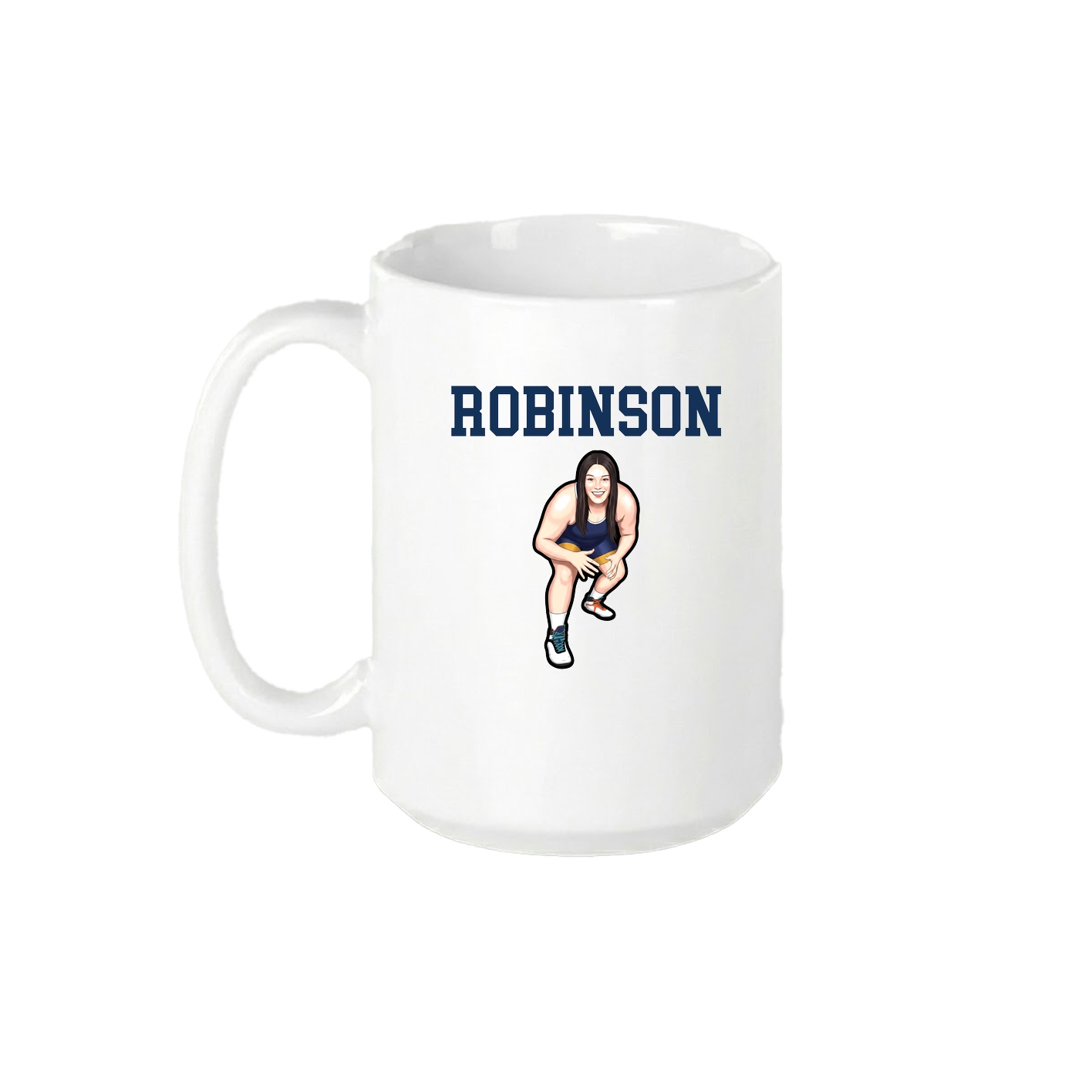 15oz Coffee Mug — Shirsey in White