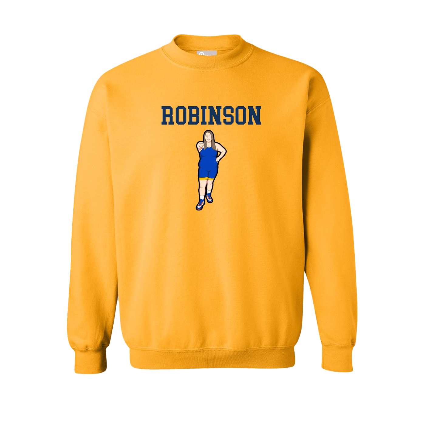 Fleece Crew — Shirsey in Gold