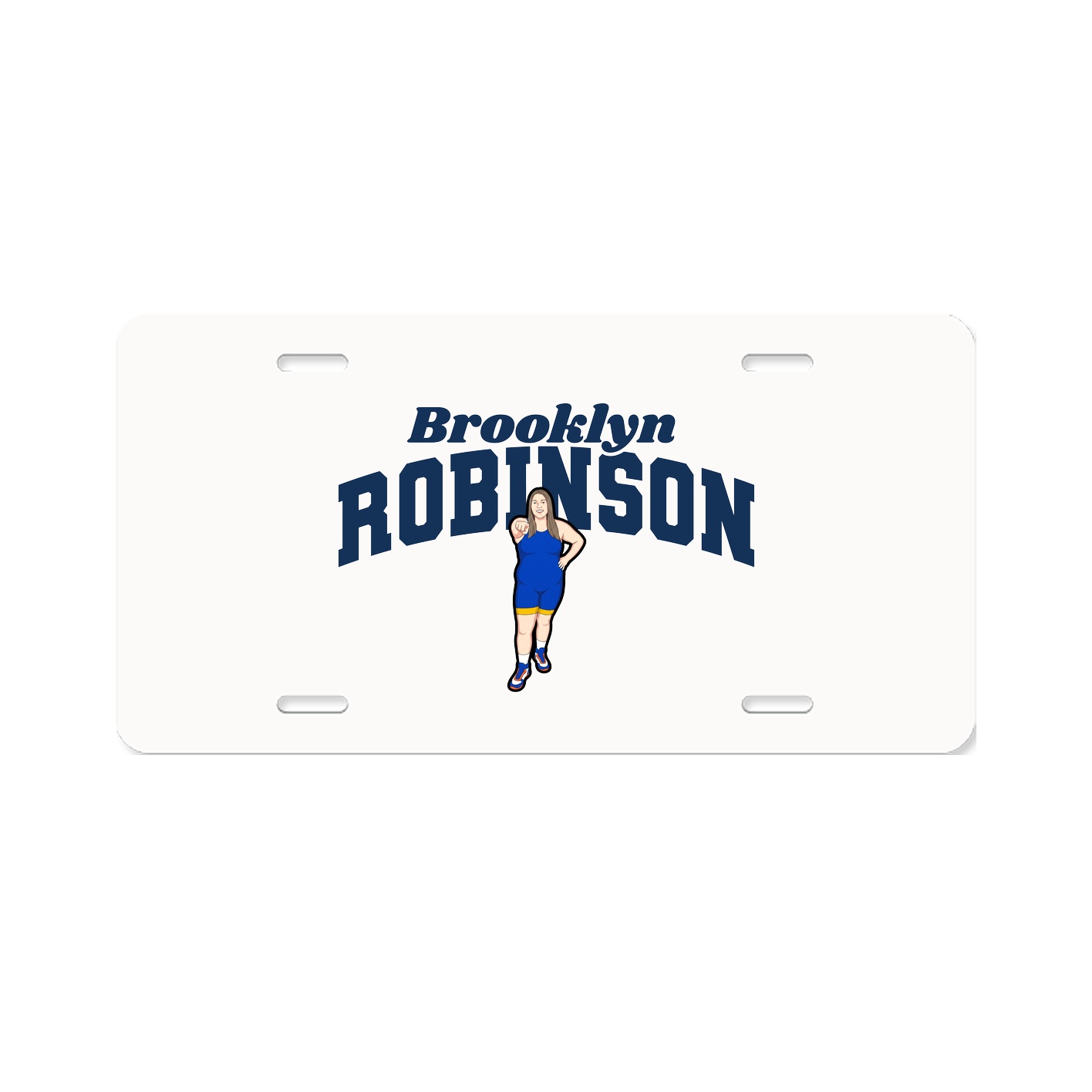 License Plate — Signature Arch in Classic