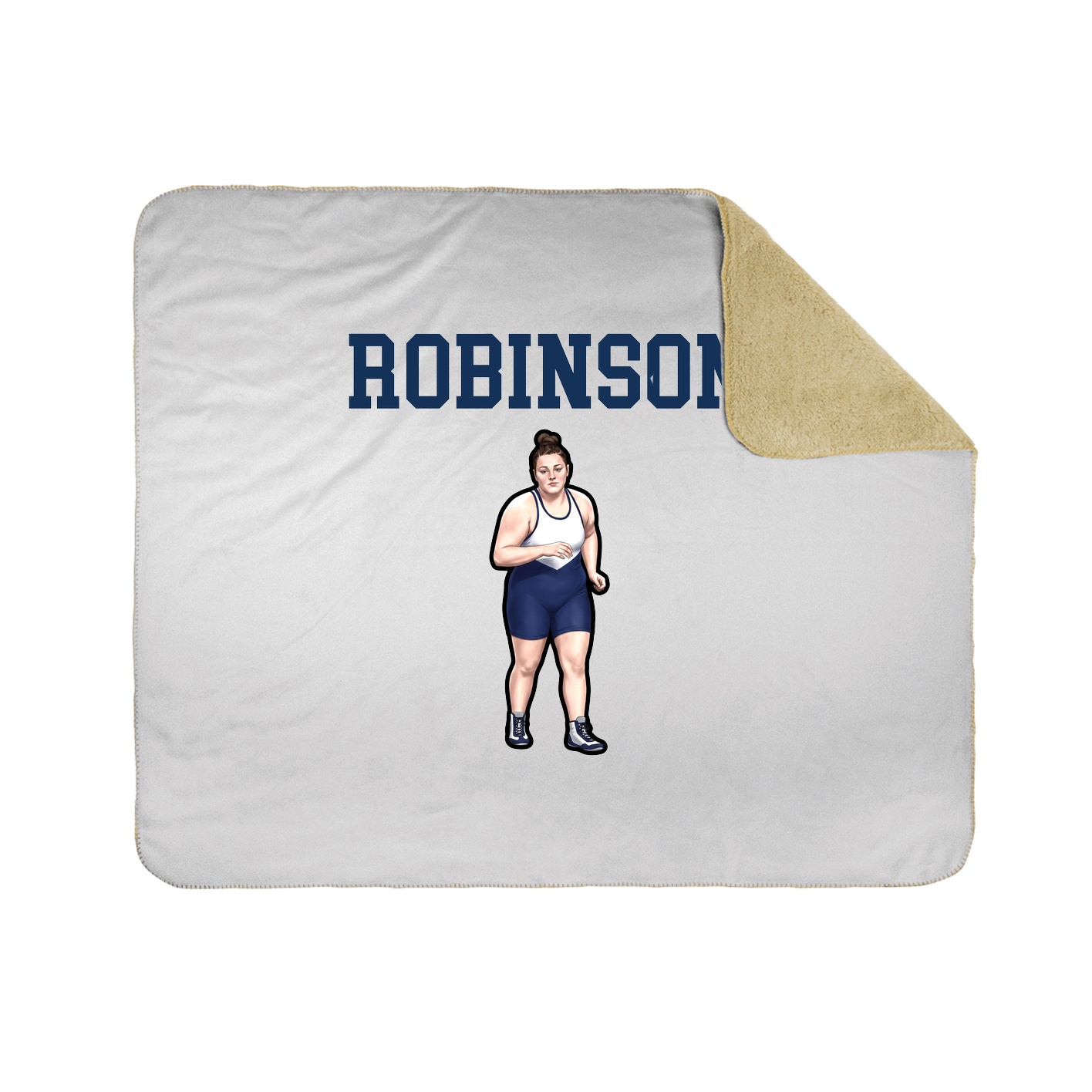 Throw Blanket — Shirsey in White