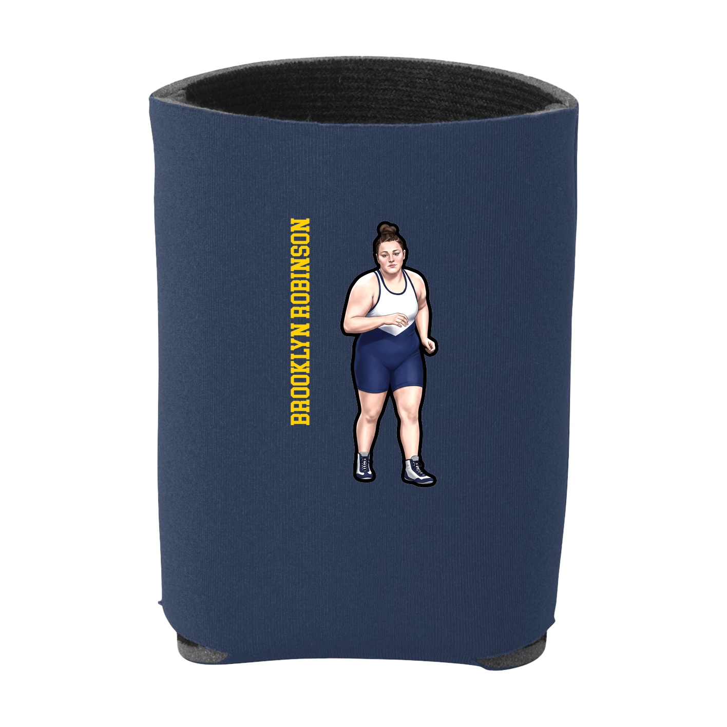 Can Holder — Name Vertical in Navy