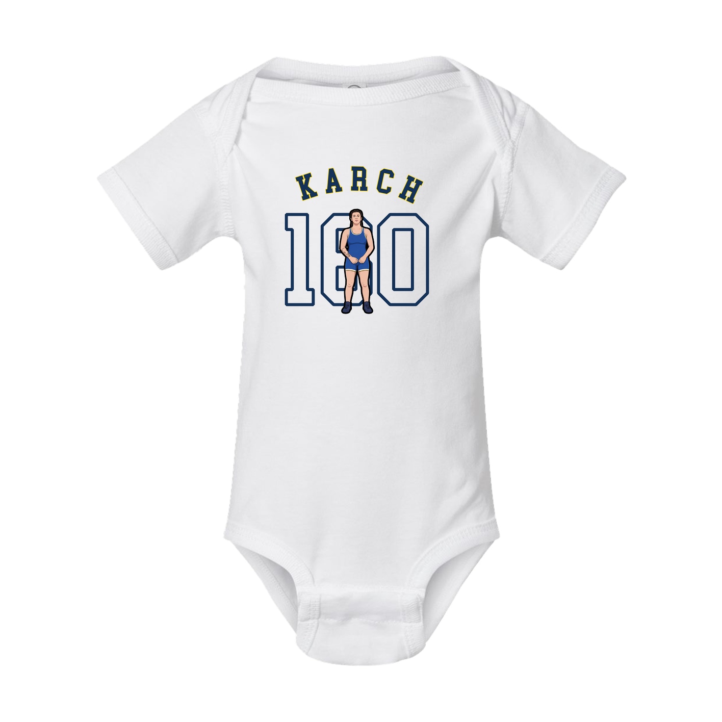 Baby Onesie — Shirsey Arch in White