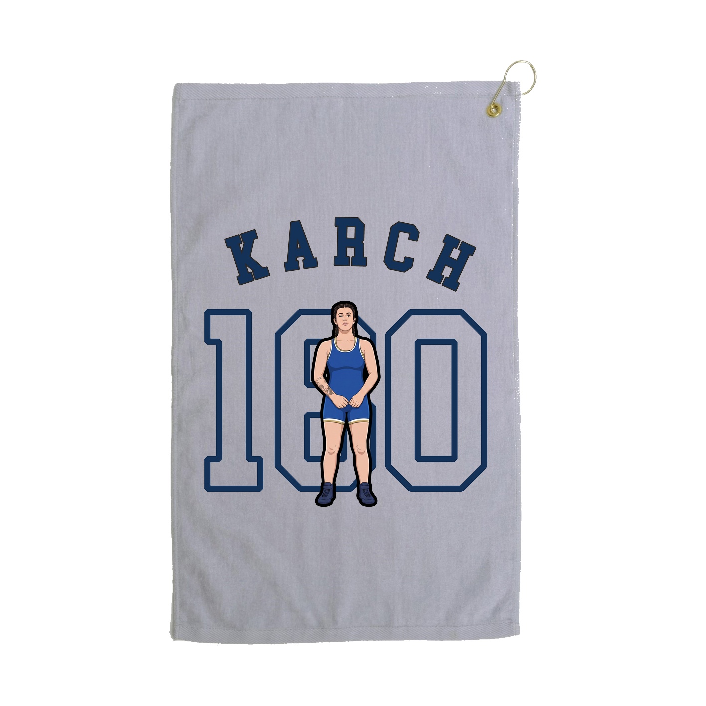 Golf Towel — Shirsey Arch in Grey
