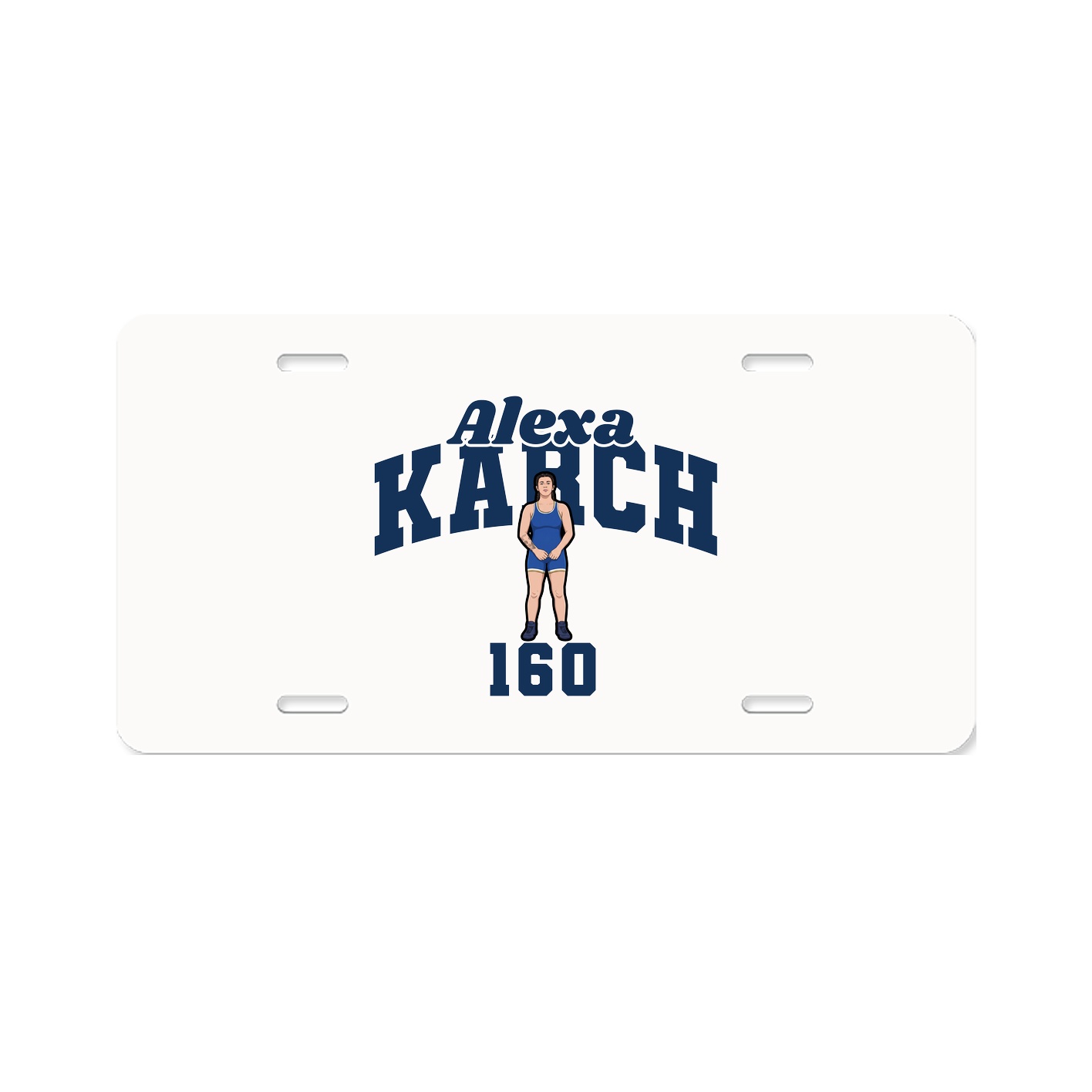 License Plate — Signature Arch in Classic