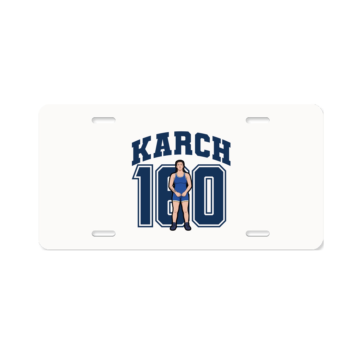 License Plate — Number in Classic