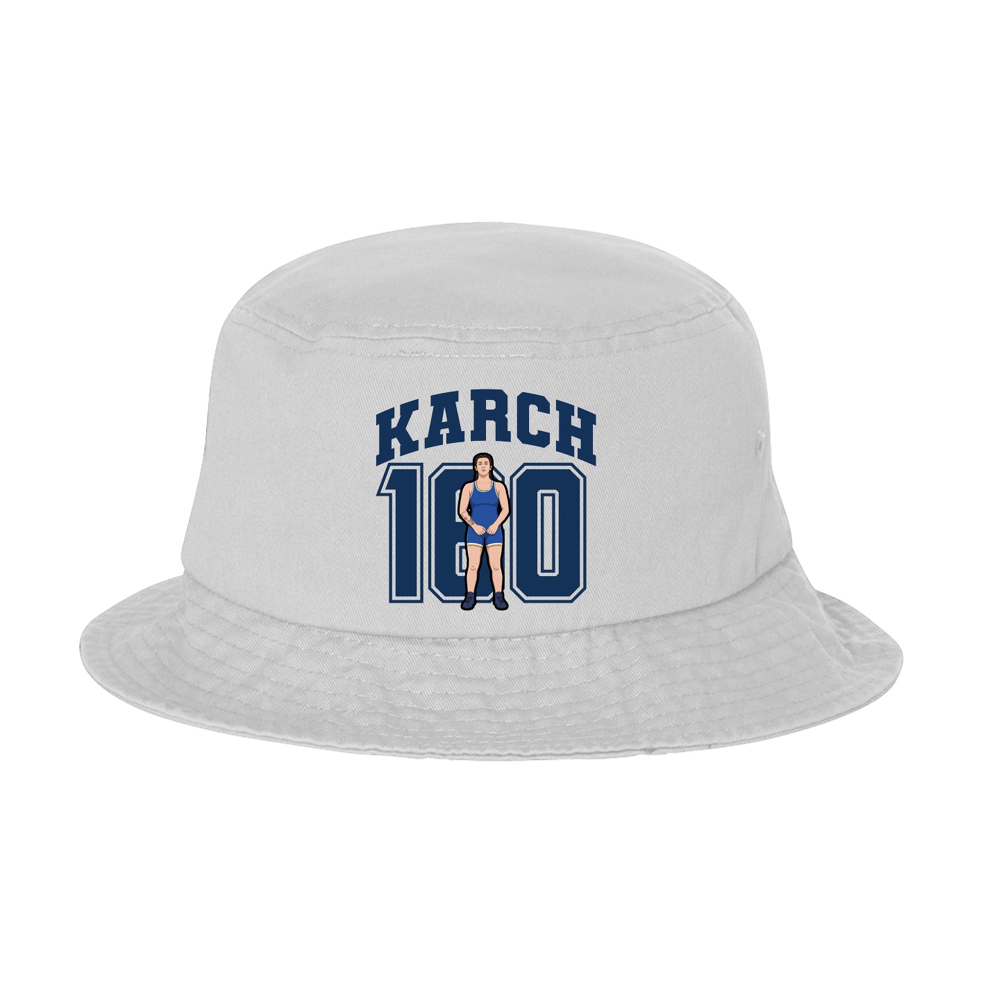 Bucket Cap — Number in White