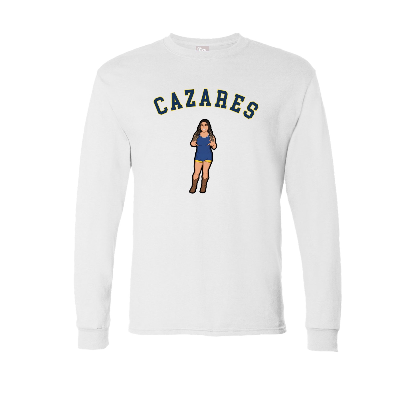 Long Sleeve Tee — Shirsey Arch in White