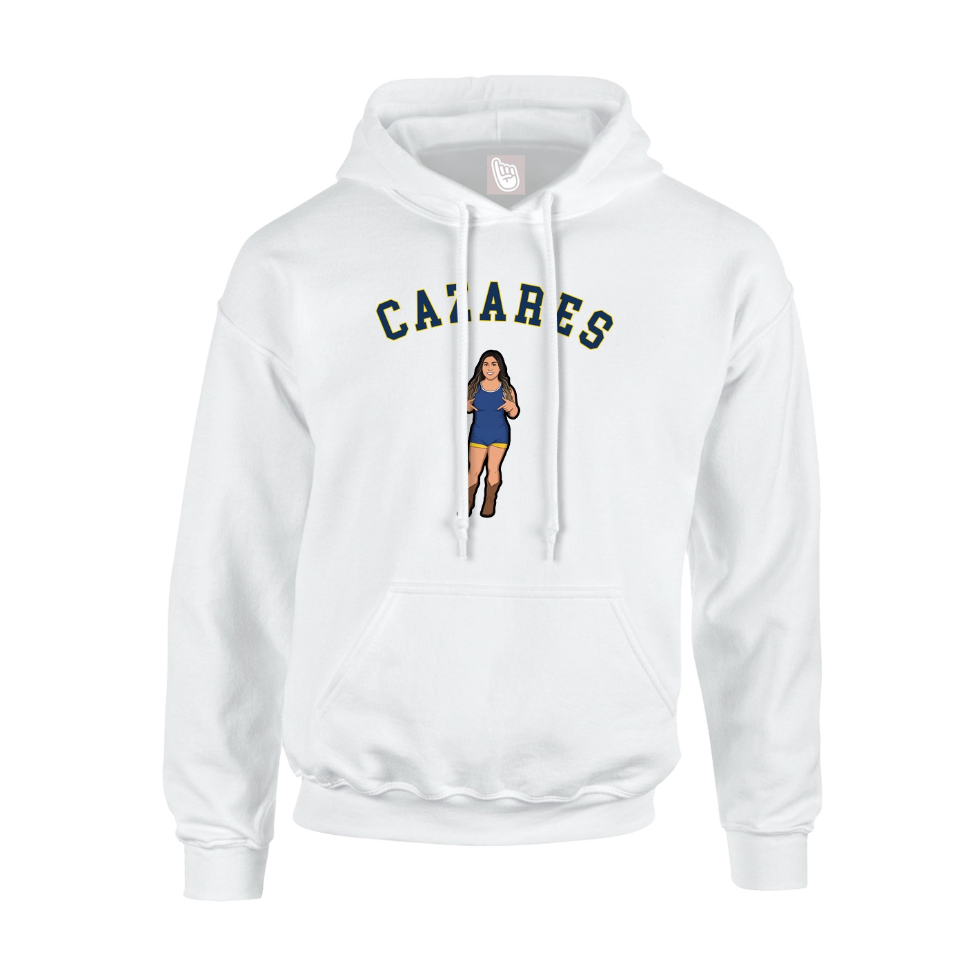 Hoodie — Shirsey Arch in White