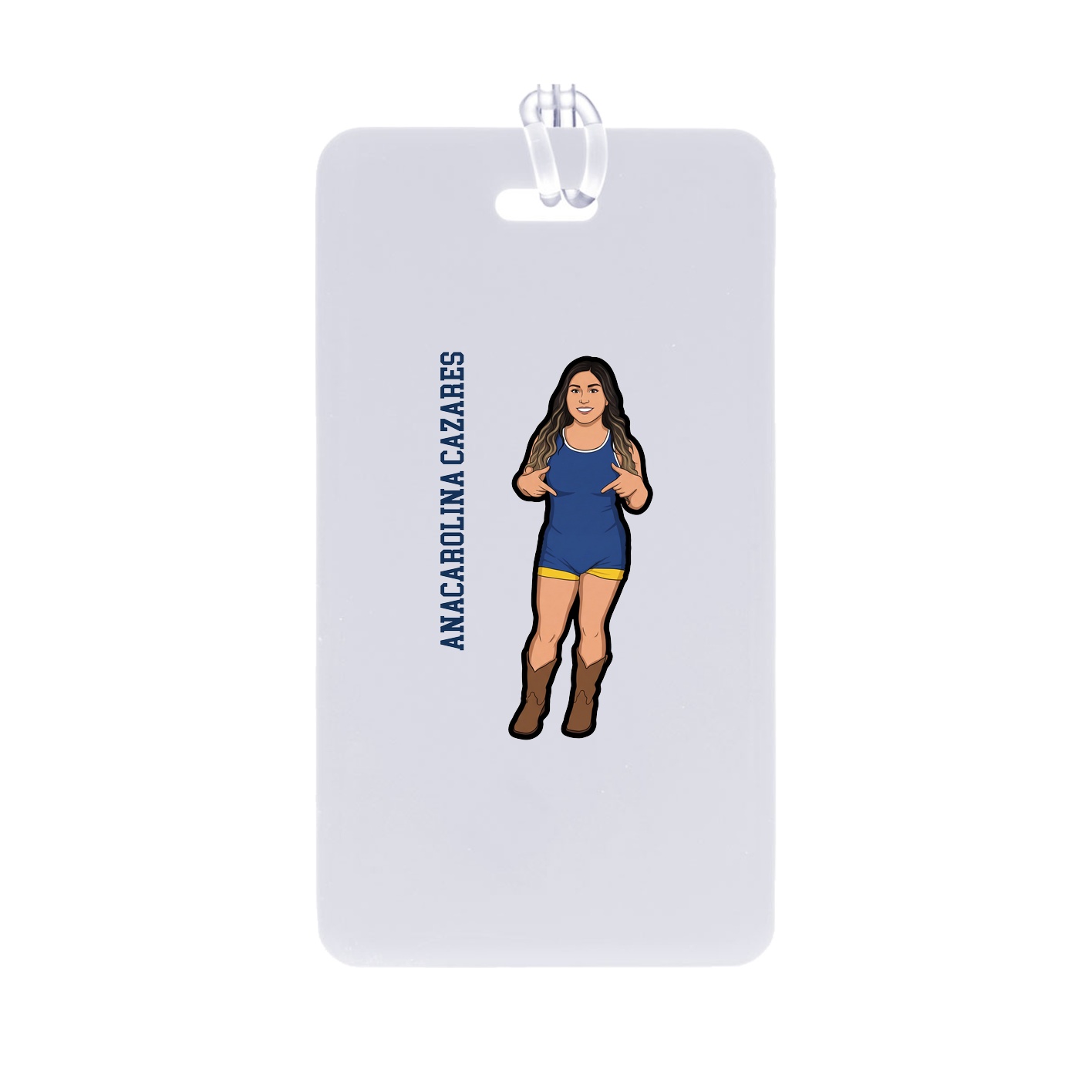 Bag Tag — Name Vertical in Classic