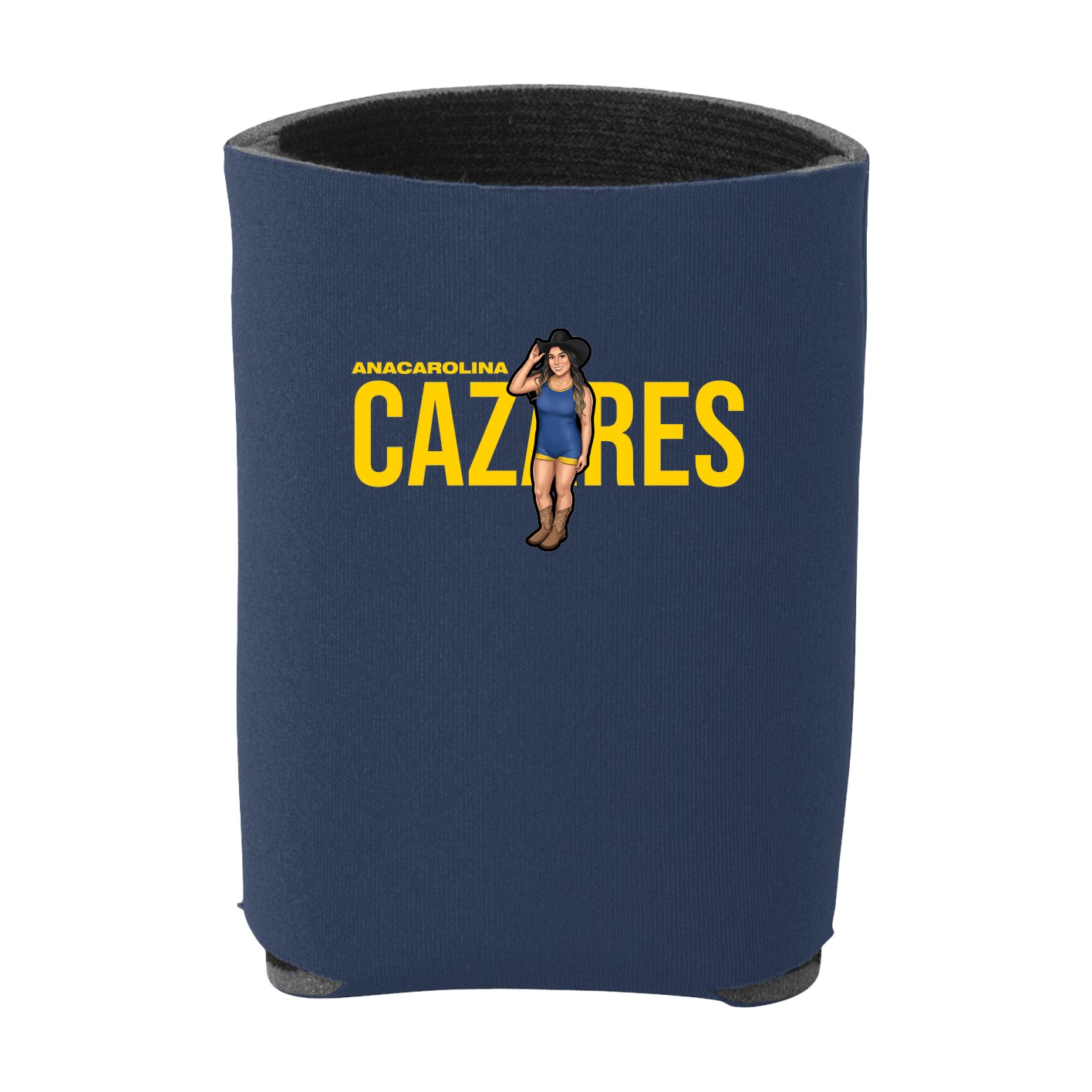Can Holder — Player Name in Navy