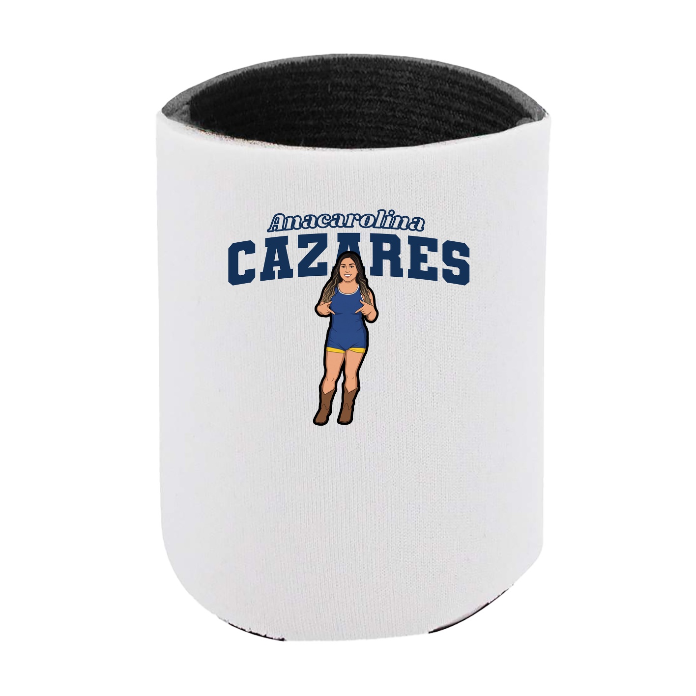 Can Holder — Name Arch in White