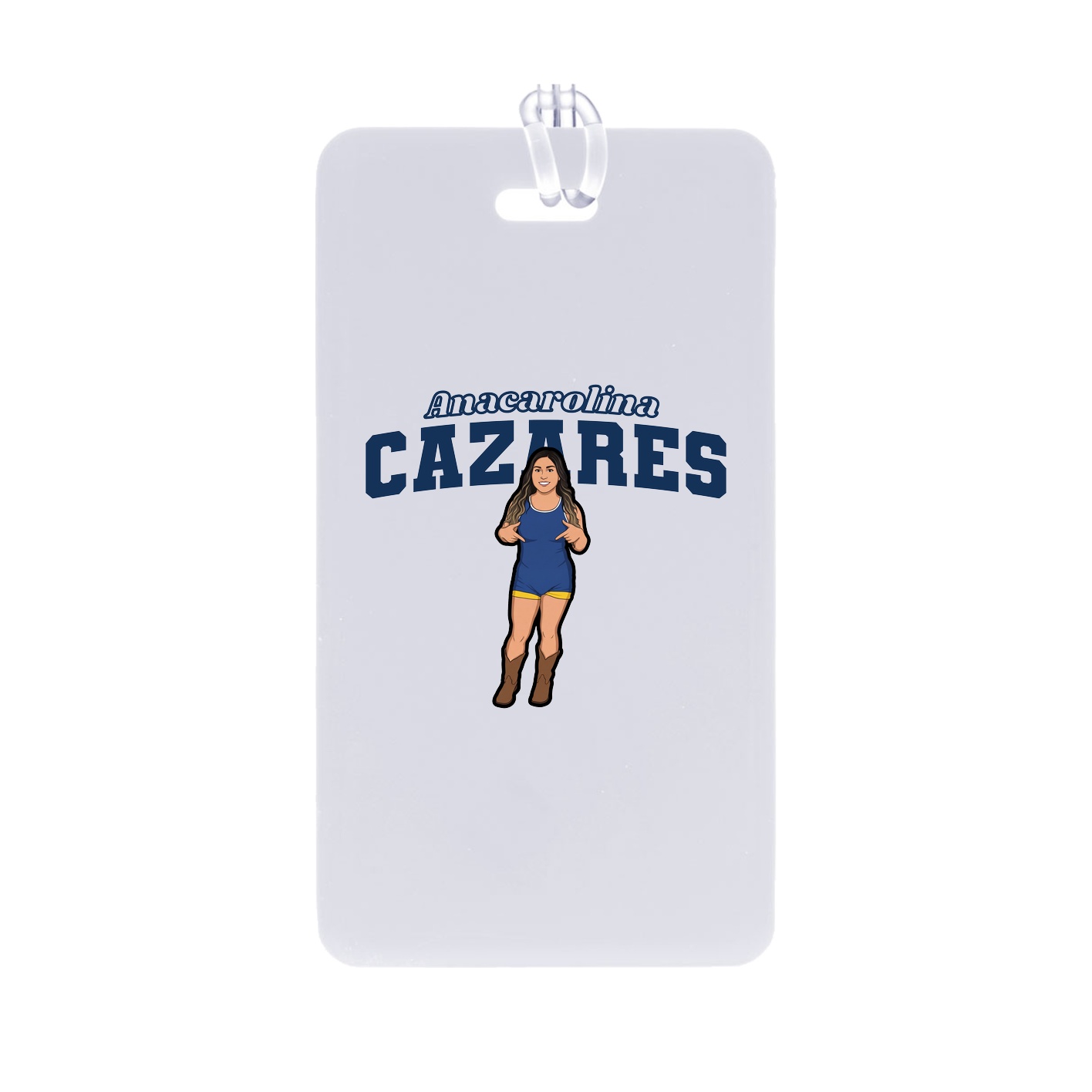 Bag Tag — Name Arch in Classic