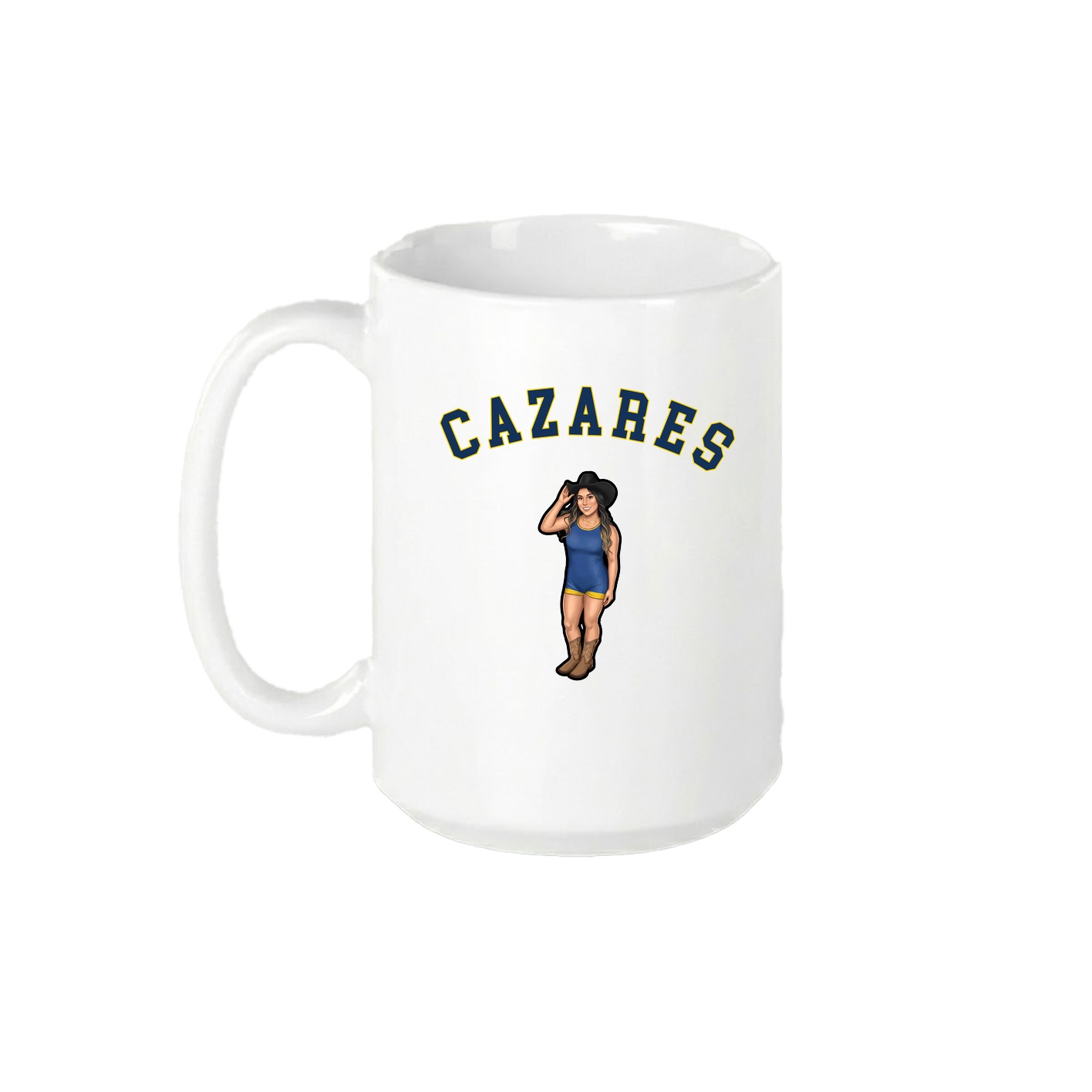 15oz Coffee Mug — Shirsey Arch in White