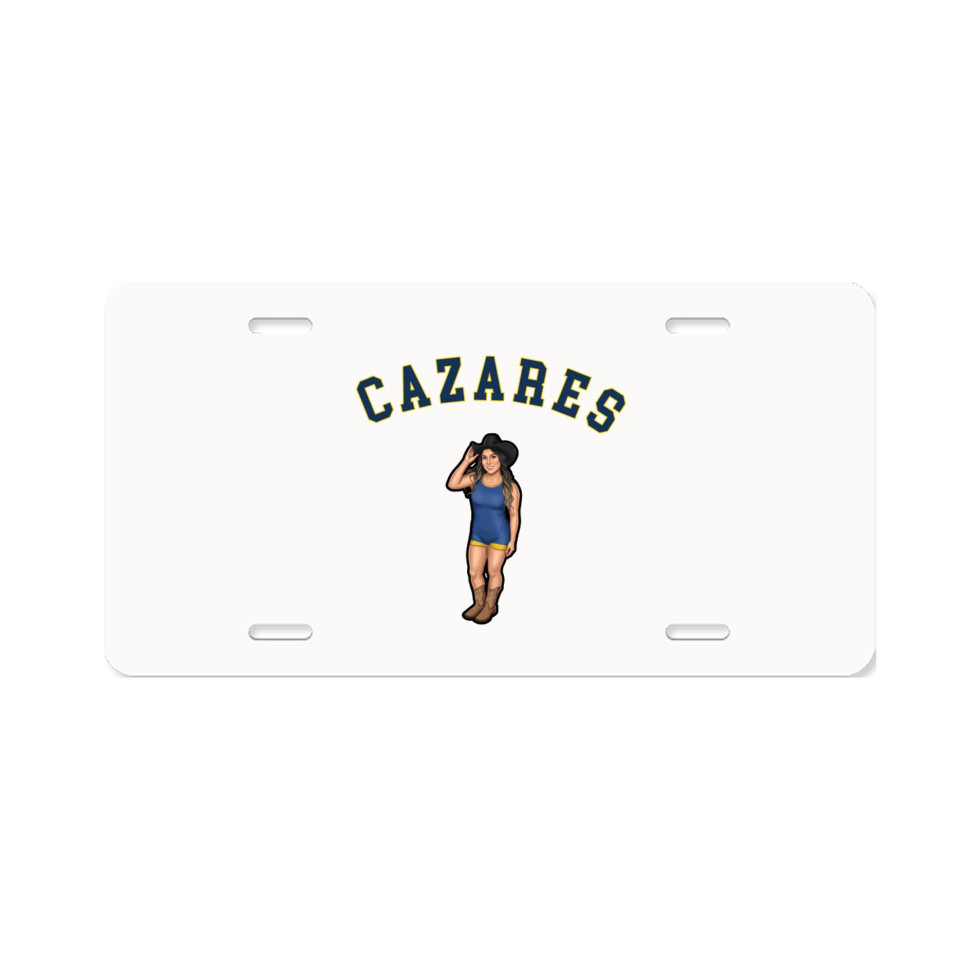License Plate — Shirsey Arch in Classic