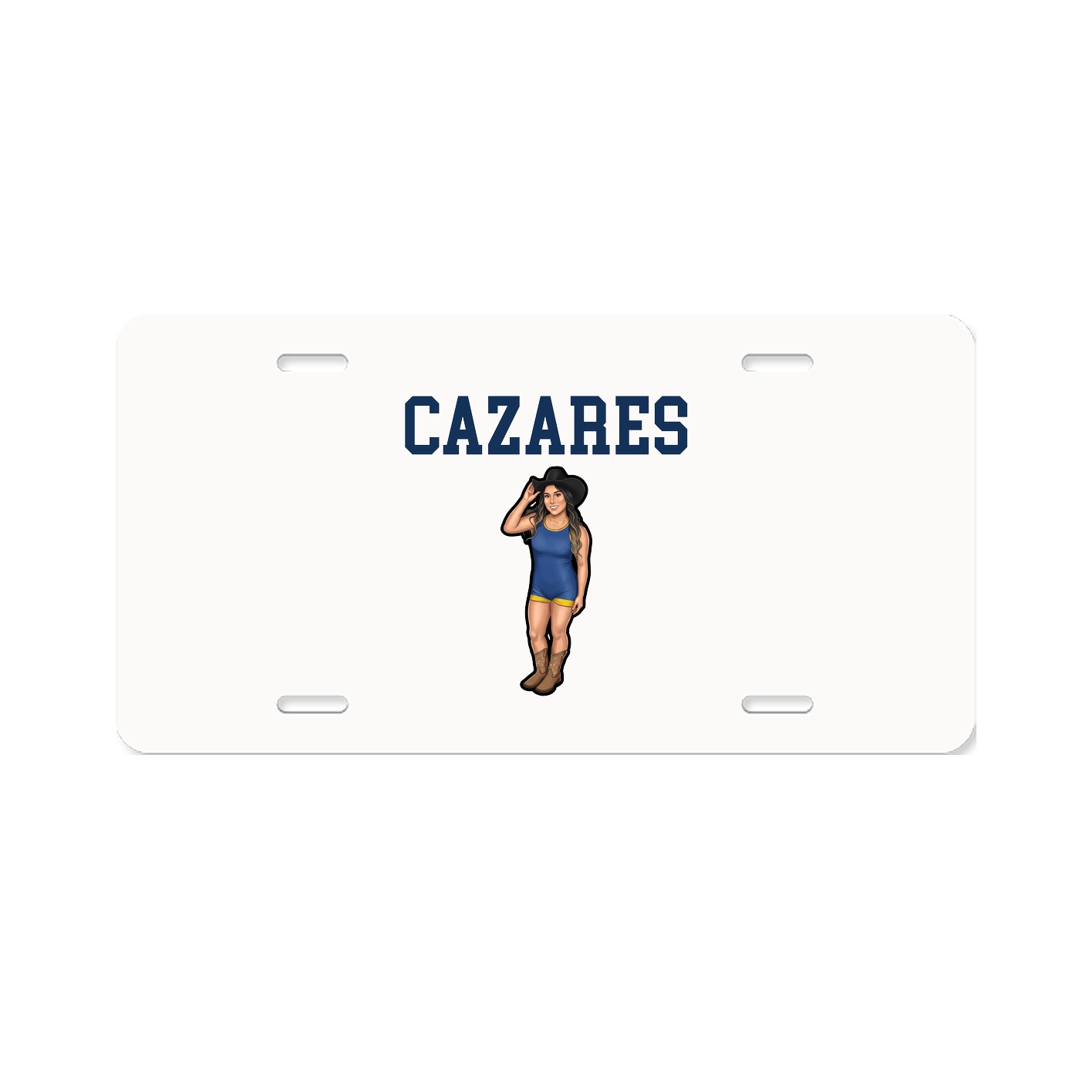 License Plate — Shirsey in Classic