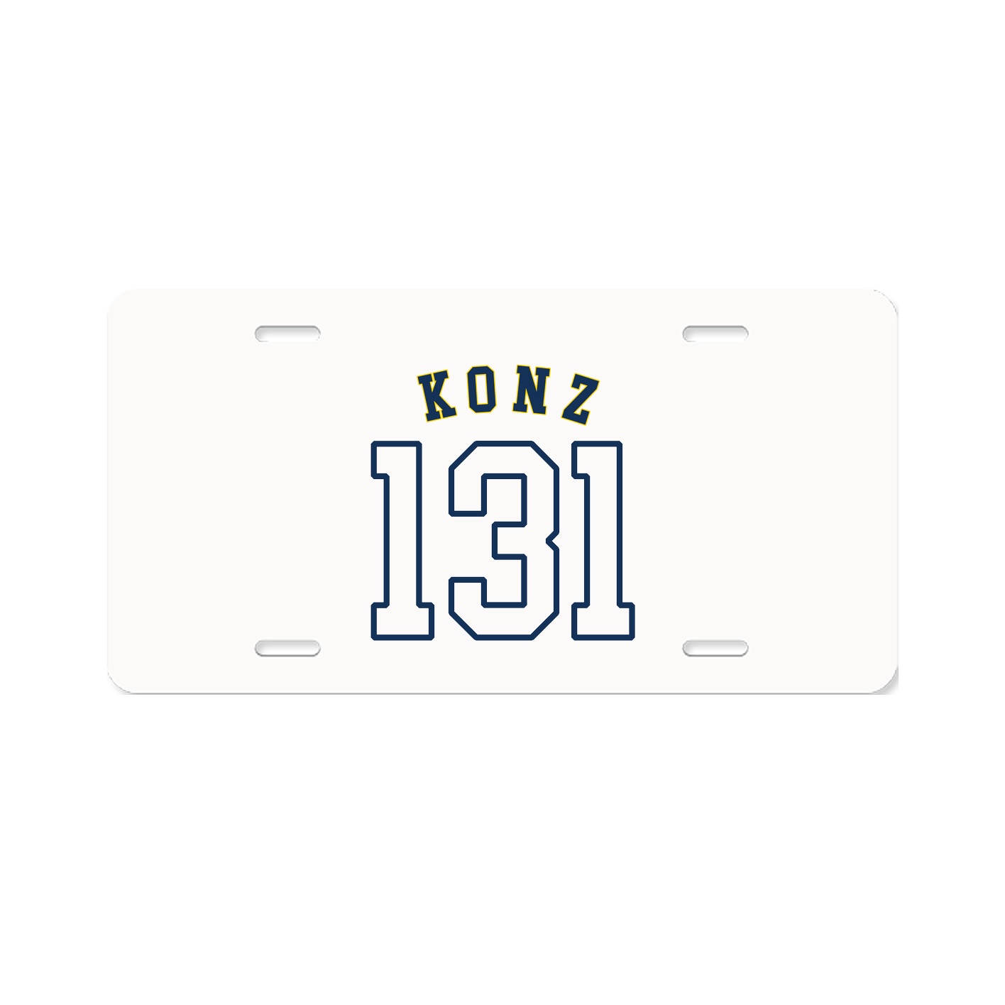 License Plate — Shirsey Arch in Classic