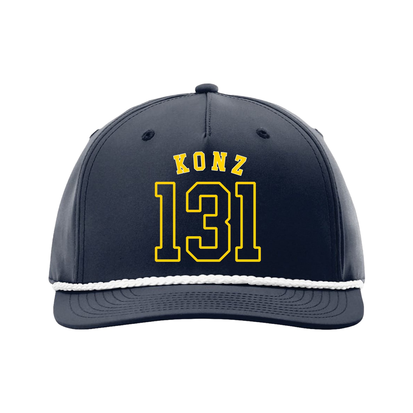 Five-Panel Classic Rope Cap — Shirsey Arch in Navy