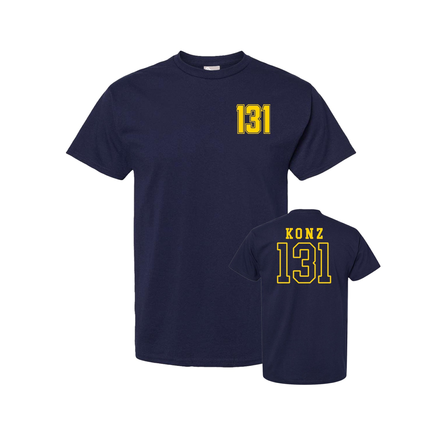 Tee — Chest Back in Navy