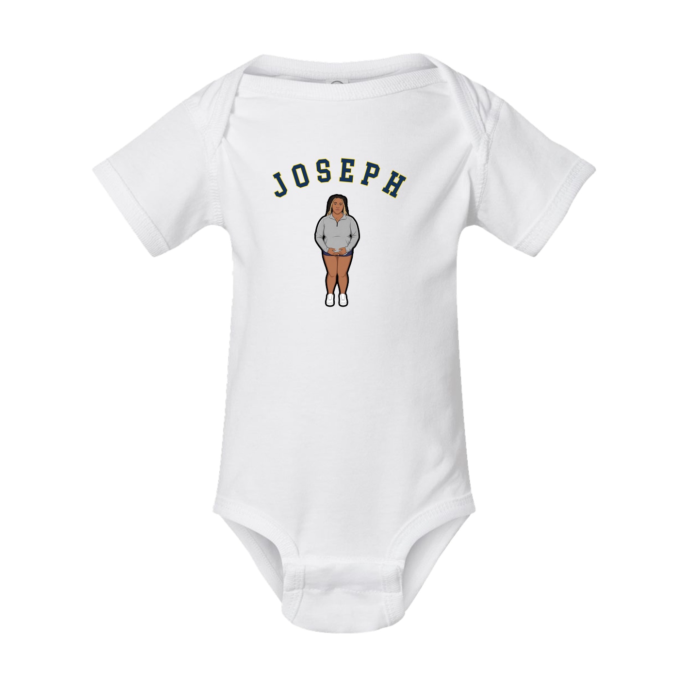 Baby Onesie — Shirsey Arch in White