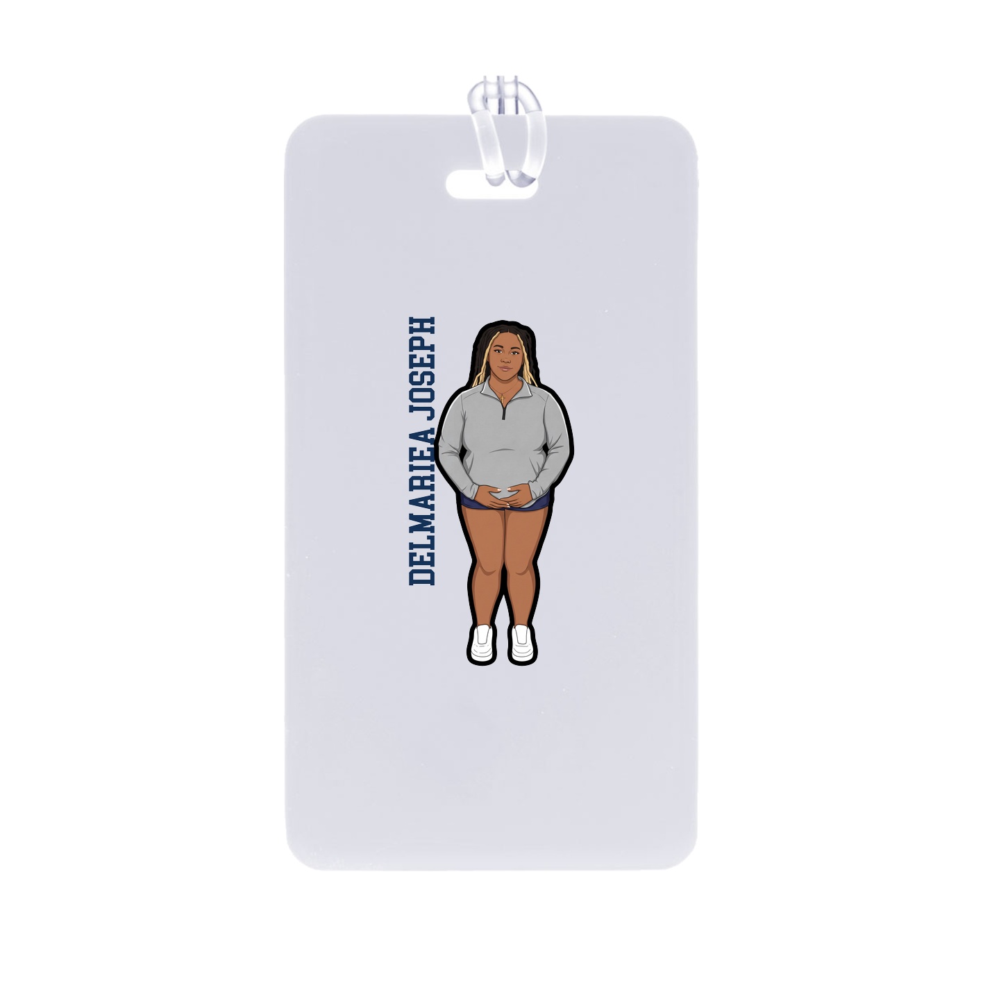Bag Tag — Name Vertical in Classic