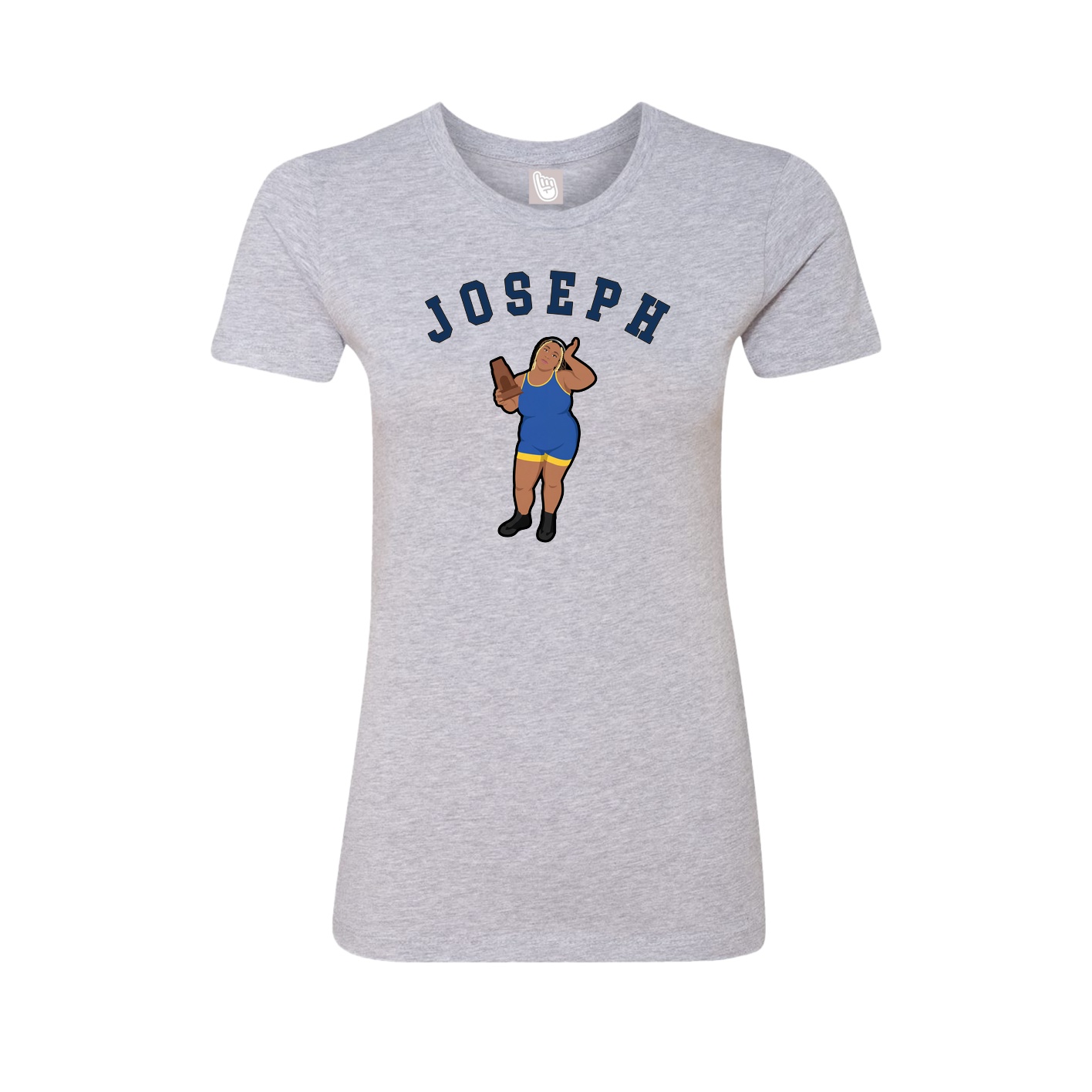 Fitted Women's Tee — Shirsey Arch in Grey