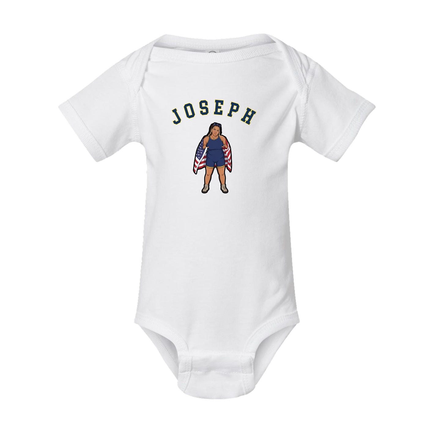 Baby Onesie — Shirsey Arch in White