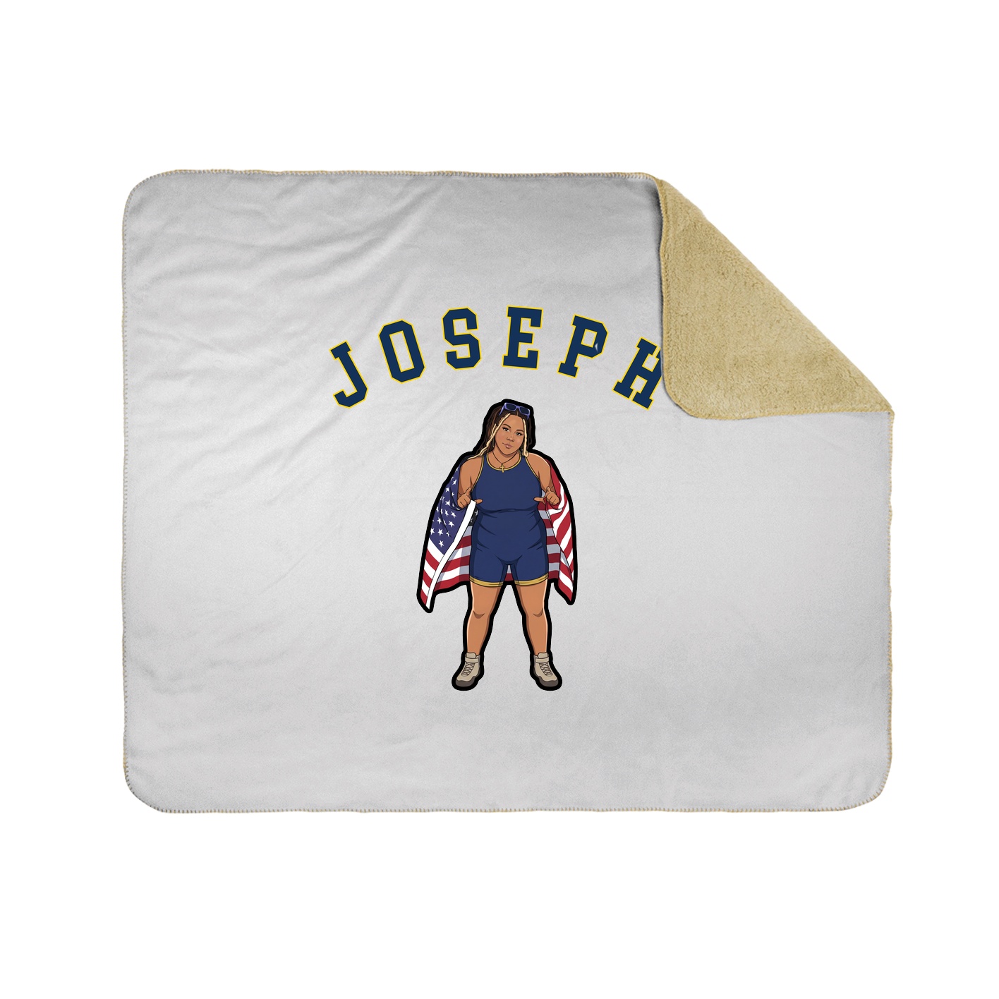 Throw Blanket — Shirsey Arch in White