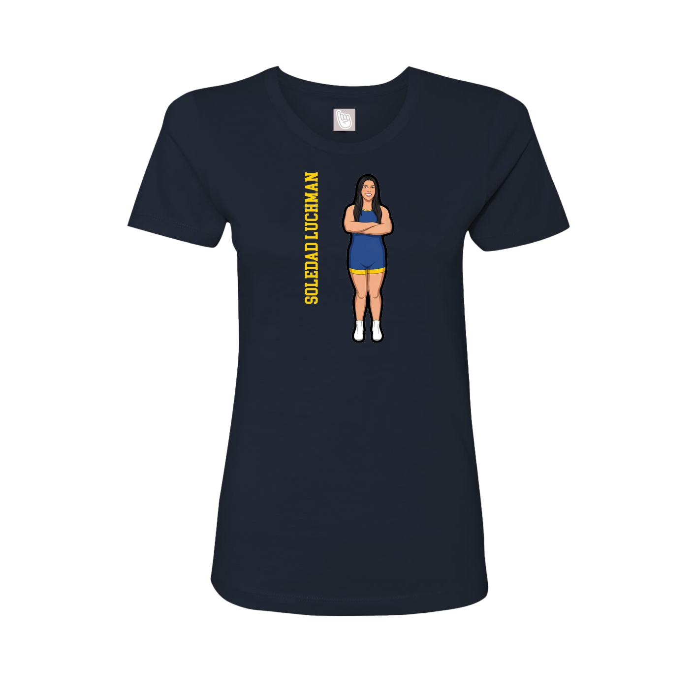 Fitted Women's Tee — Classic in Navy