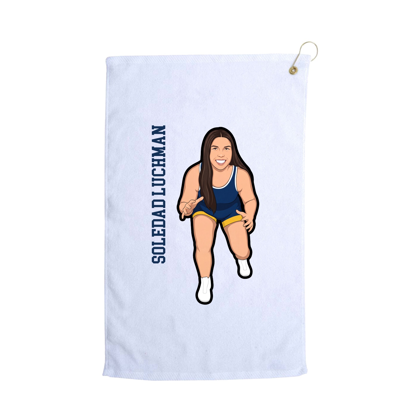 Golf Towel — Classic in White