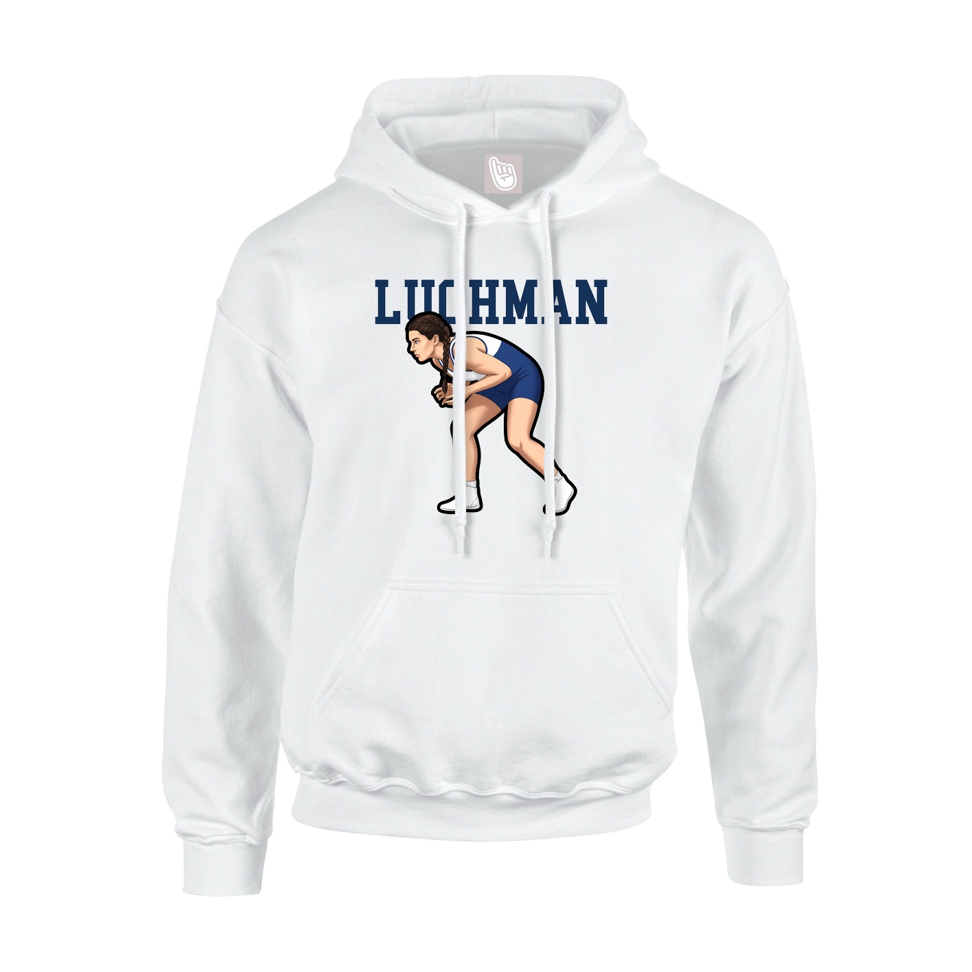 Youth Hoodie — Classic in White