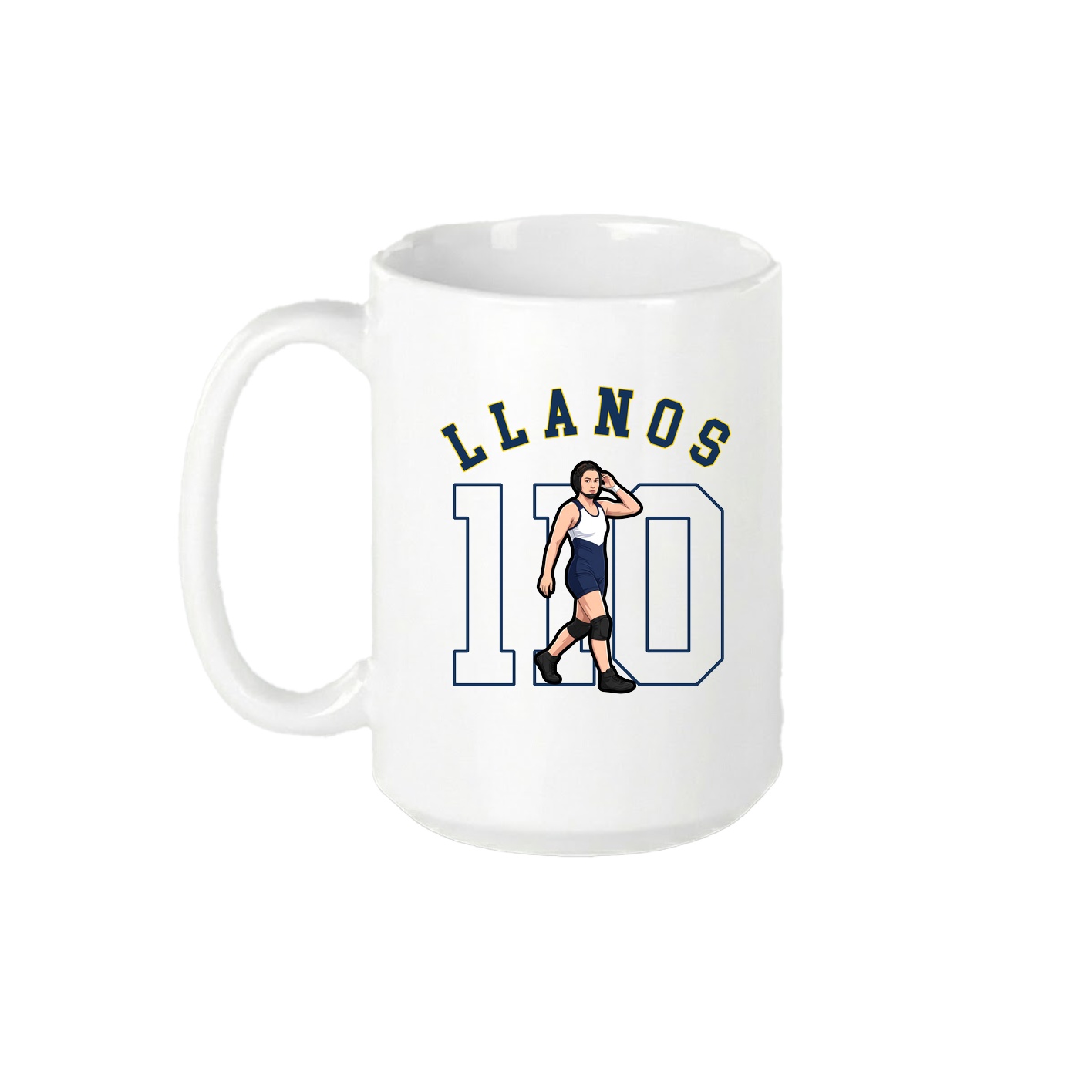 15oz Coffee Mug — Shirsey Arch in White
